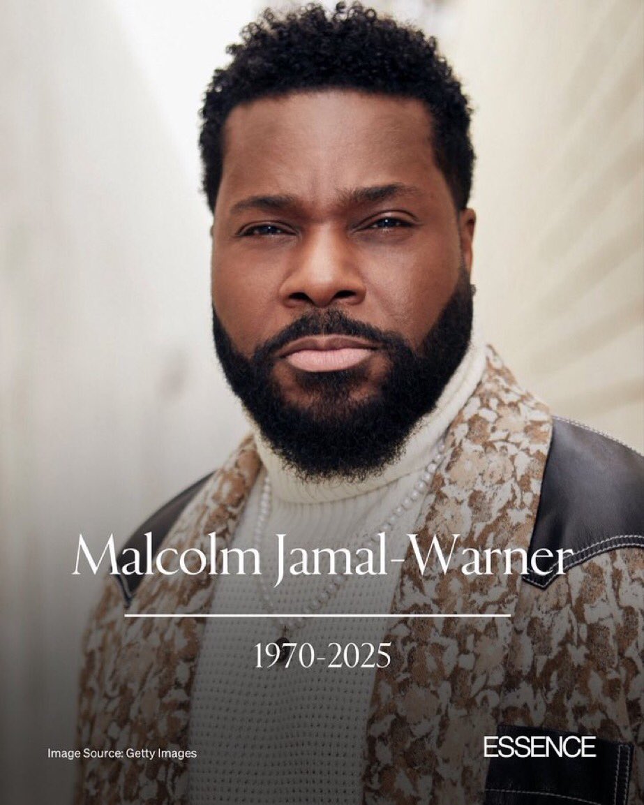 How absolutely devastating. RIP Malcolm Jamal-Warner, not only a very talented actor, but a decent human being on top of that. What a loss for our world. 😢🙏