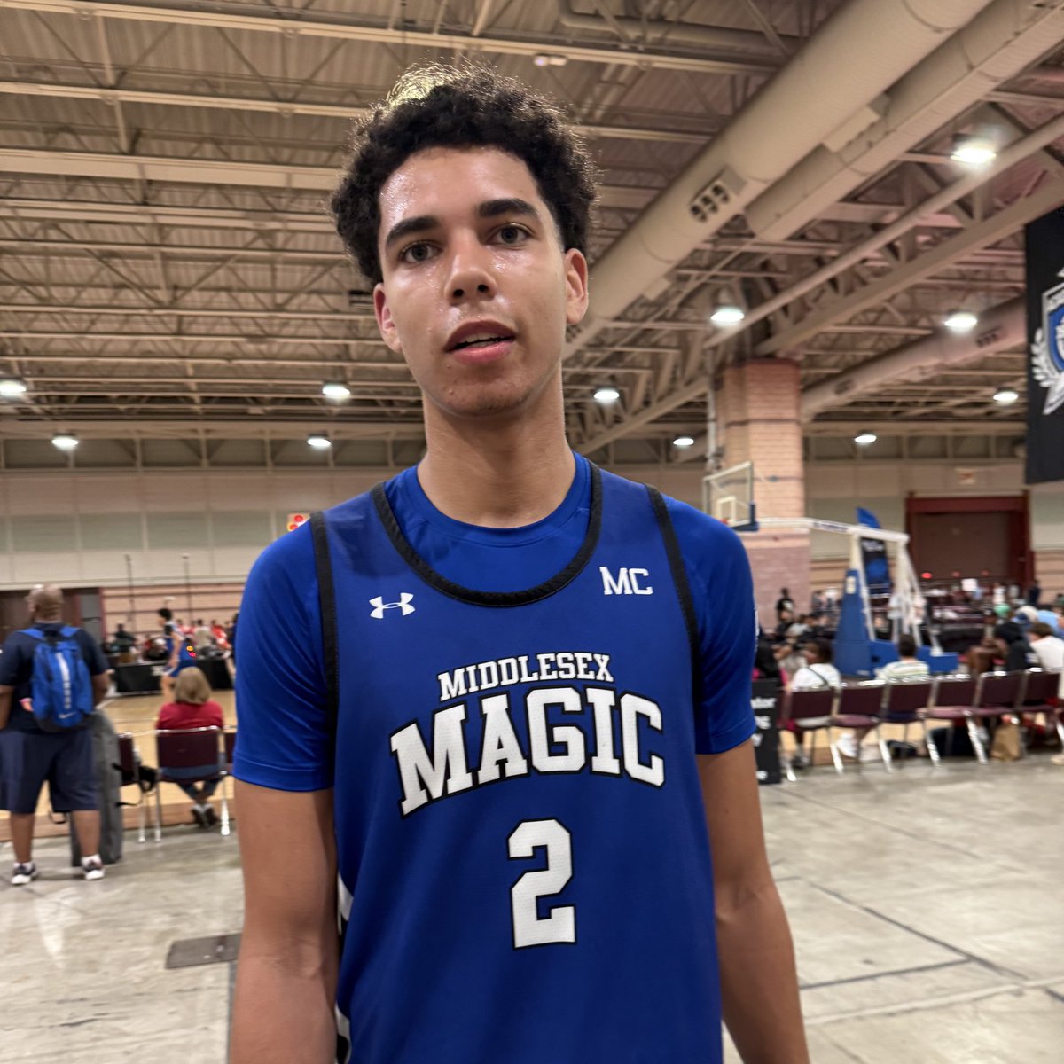 Ben_Magnotta's tweet image. 📝 @hooplove215 FRIDAY STANDOUT @ Hoop Group Summer Finale
2026 6’9” SF Elijah Webb, Middlesex Magic HGSL 17U
Flashed his long-term upside in a Friday night win, finishing with 12 pts (6-13 FG), 5 reb, and 2 stl. The rising senior used his length well, rebounded instinctively,…