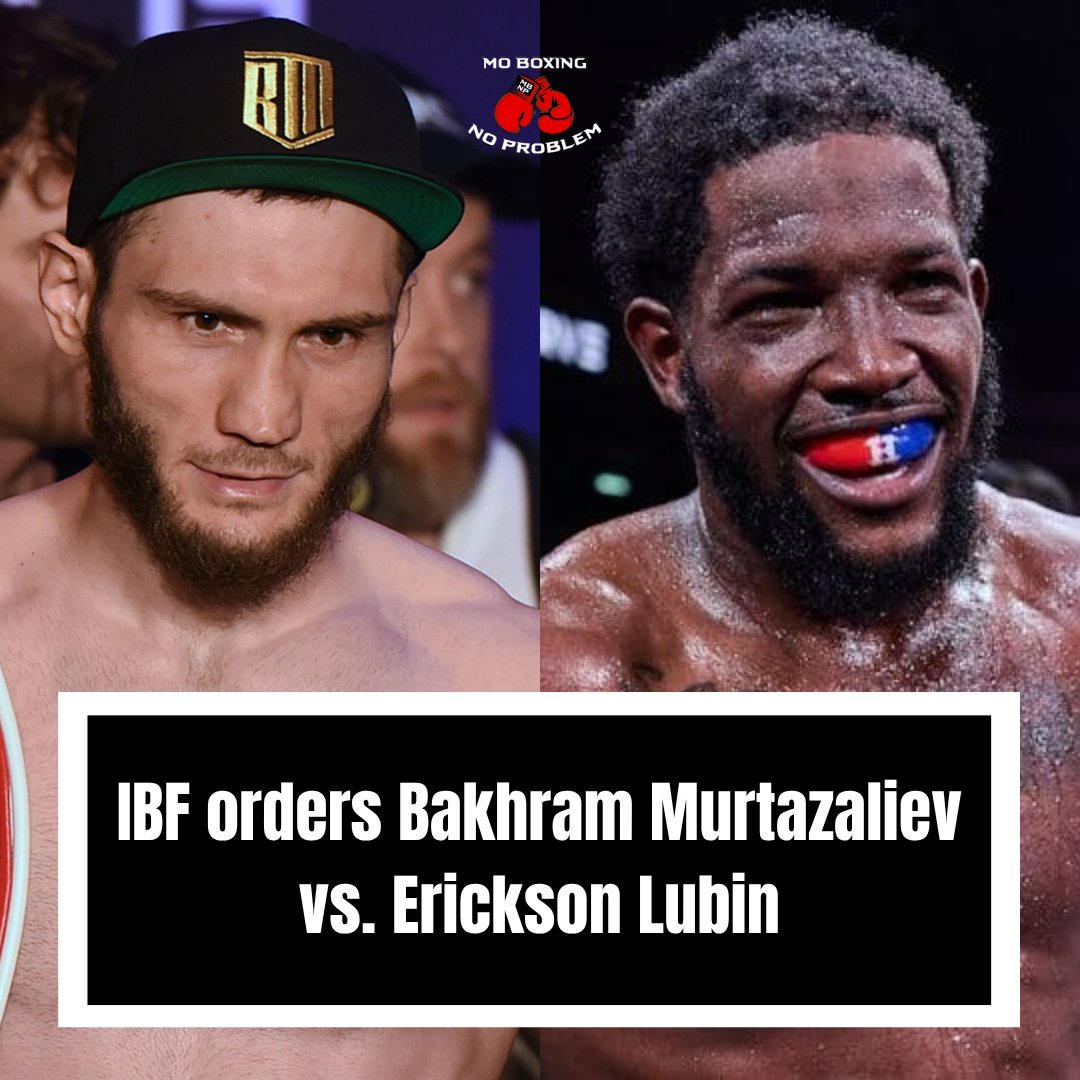 MoBoxingNP's tweet image. The IBF has formally ordered Bakhram Murtazaliev to defend his super welterweight title versus mandatory Erickson Lubin. π₯
Both sides have until August 4th to reach a deal and avoid purse bids. π°
Thoughts? π€
Credit: Jake Donovan @JakeNDaBox, BoxingScene @boxingscene