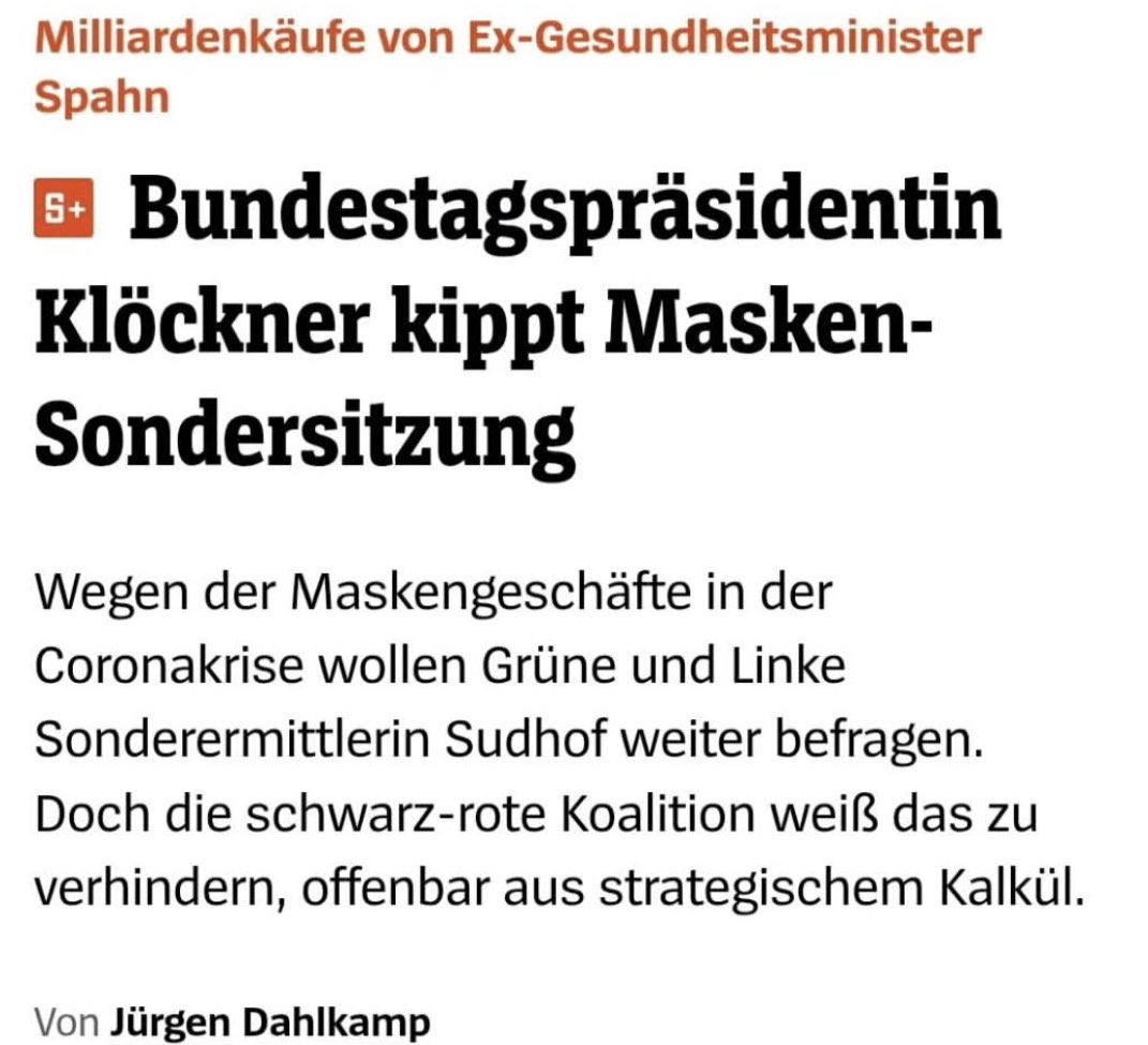 dokhollidays's tweet image. Unfassbar!
Schon wieder missbraucht Frau Klöckner ihr Amt,das zweithöchste in Deutschland; in welchem Sie überparteilich und neutral agieren sollte.
Sie kommt erneut Jens Spahn in der ungeheuerlichen Maskenaffäre zur Hilfe.
Das Ganze ist nur noch ein riesiger Hoax.
#Maskendeals…