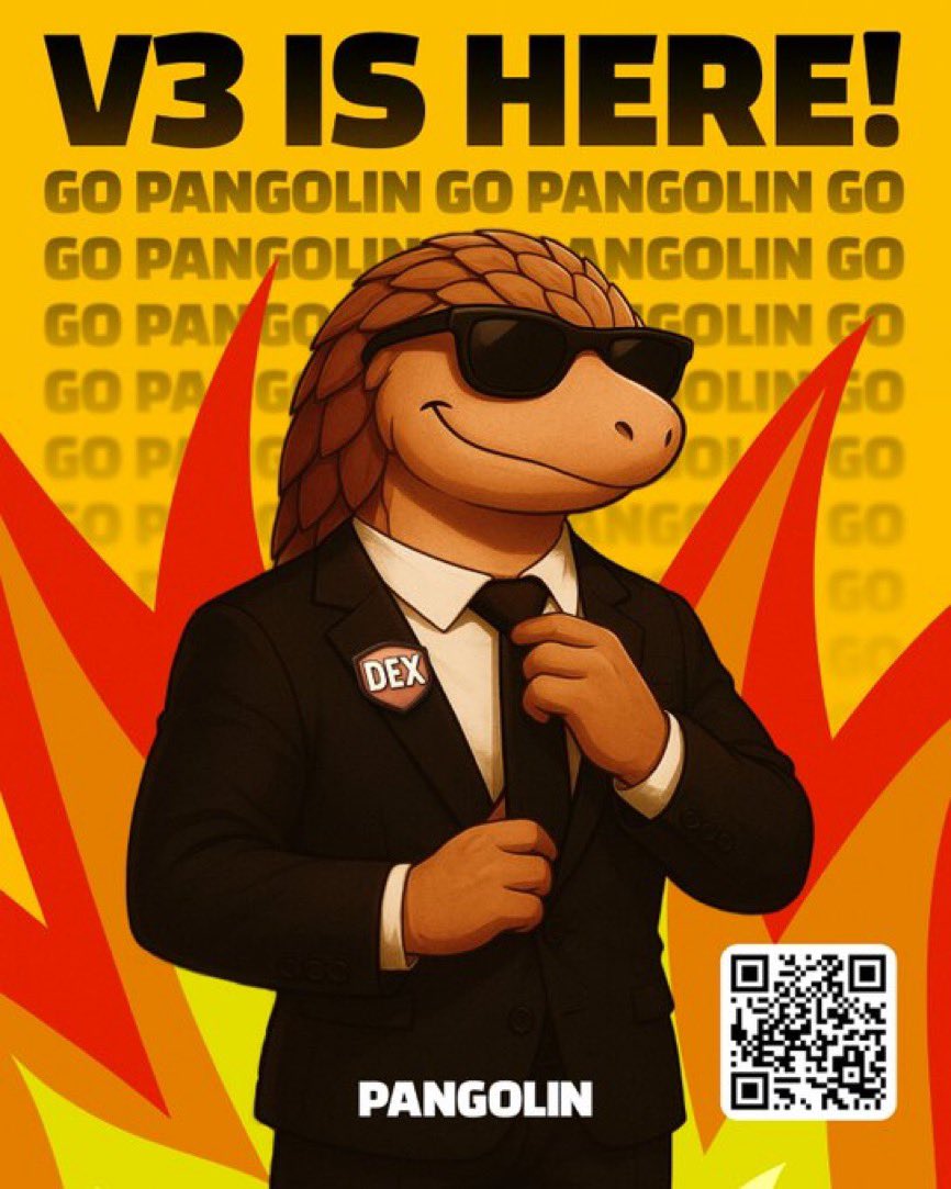 AltGemHunter's tweet image. The pangolin is one of nature’s rarest, most resilient creatures. Just like your trades should be. @pangolindex V3 is here, let’s see why it’s a game changer.
Dive in now → pangolin.exchange
💎 Precision pricing. V3’s new pools mean tighter spreads and deeper liquidity.…