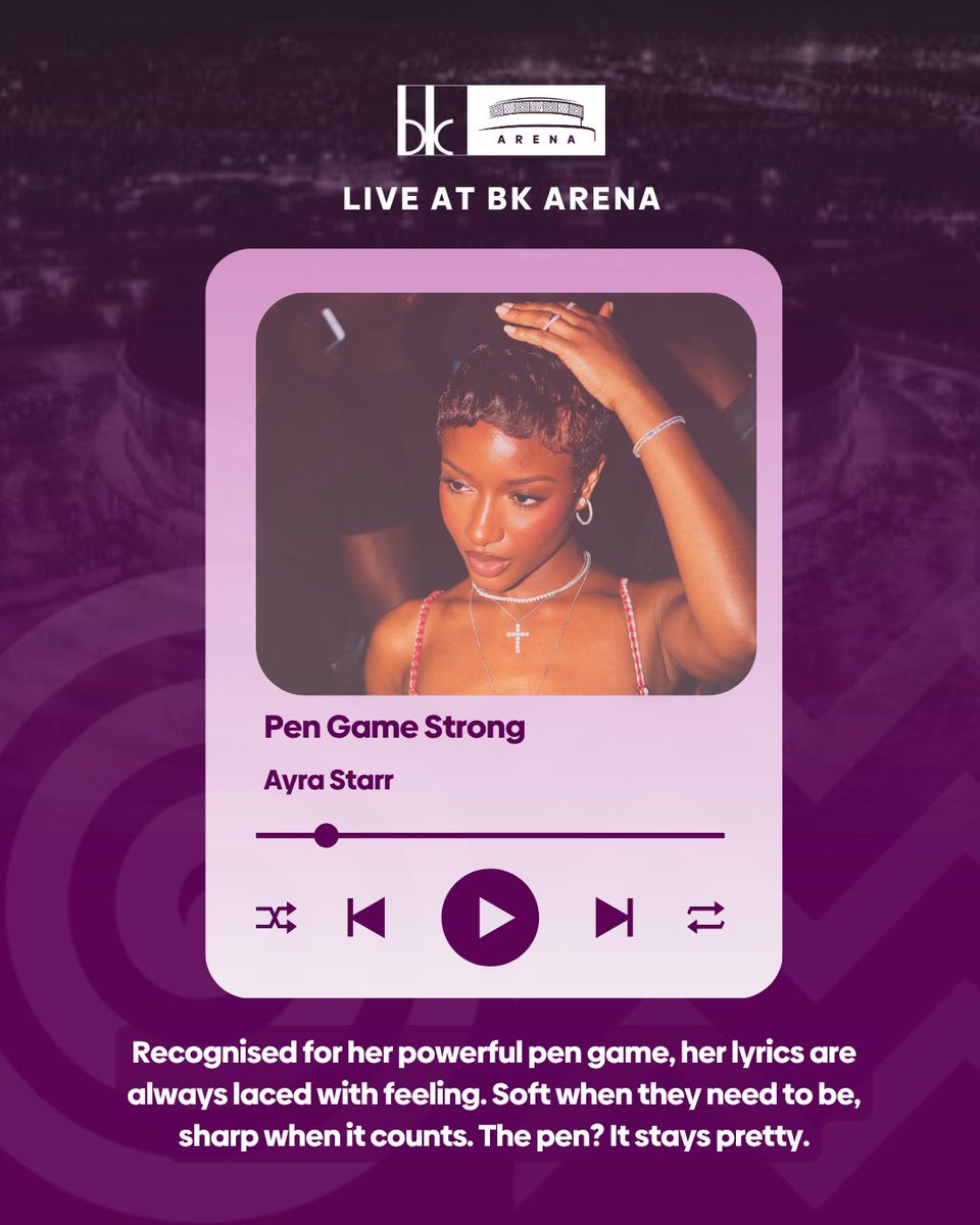 bkarenarw's tweet image. Mobstarrs, LOCK IN! 🔥
@ayrastarr is here to set the stage on fire with her bold vibes and chart-topping hits. 🎶💥
Get your Tickets now at Ticqet.rw; don’t miss out!
#BKArenaIsYours #BKArenaNilyawe #GiantsofAfrica