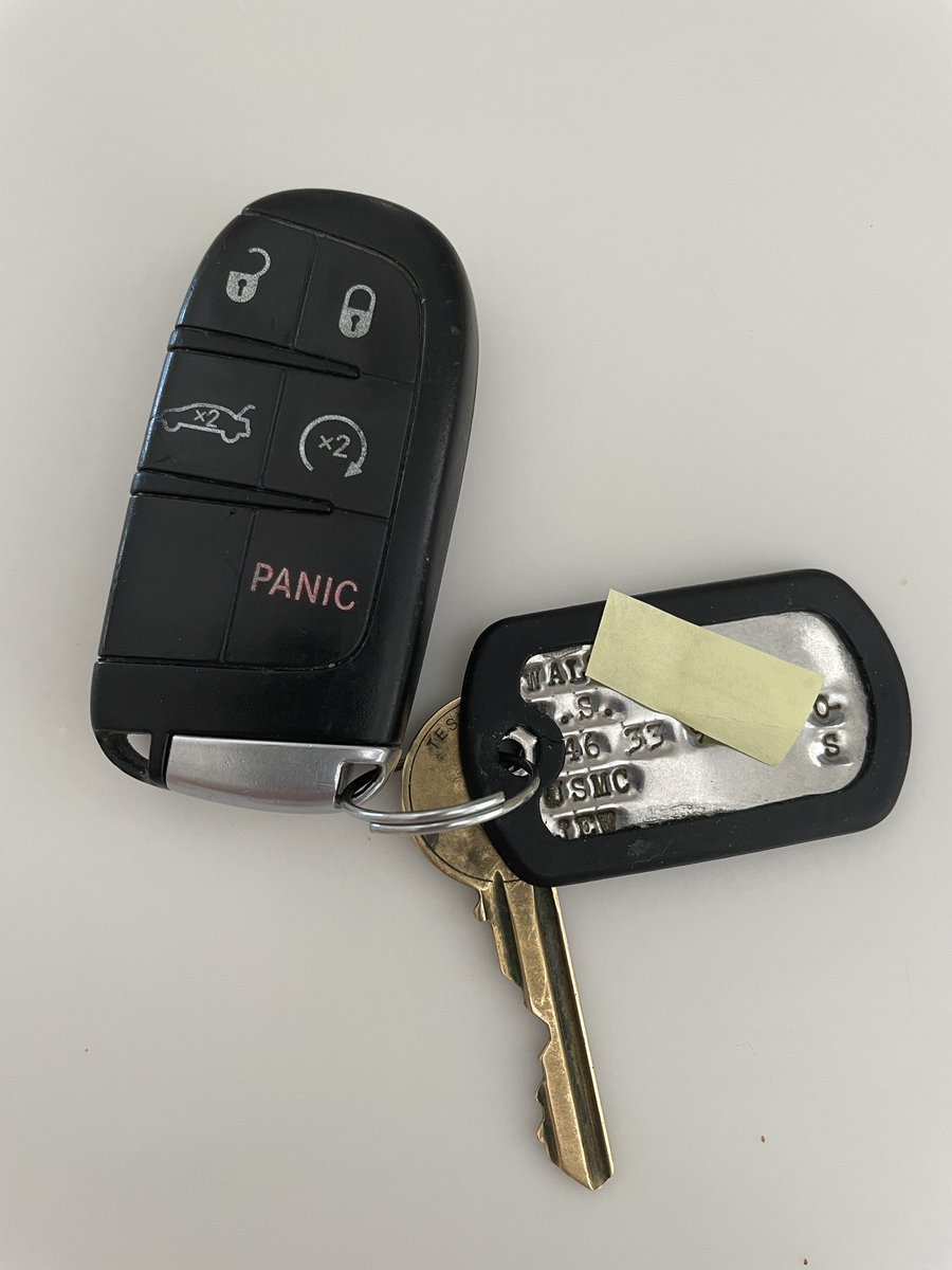 Rickisback_ON_X's tweet image. Who still has there original dog tags? I’ll start