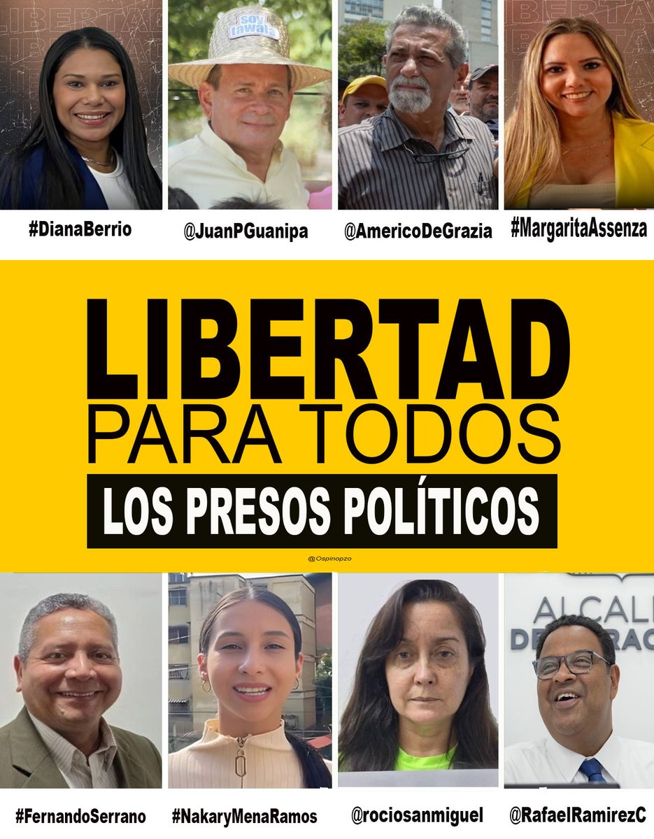 #LiberenALosPresosPoliticos