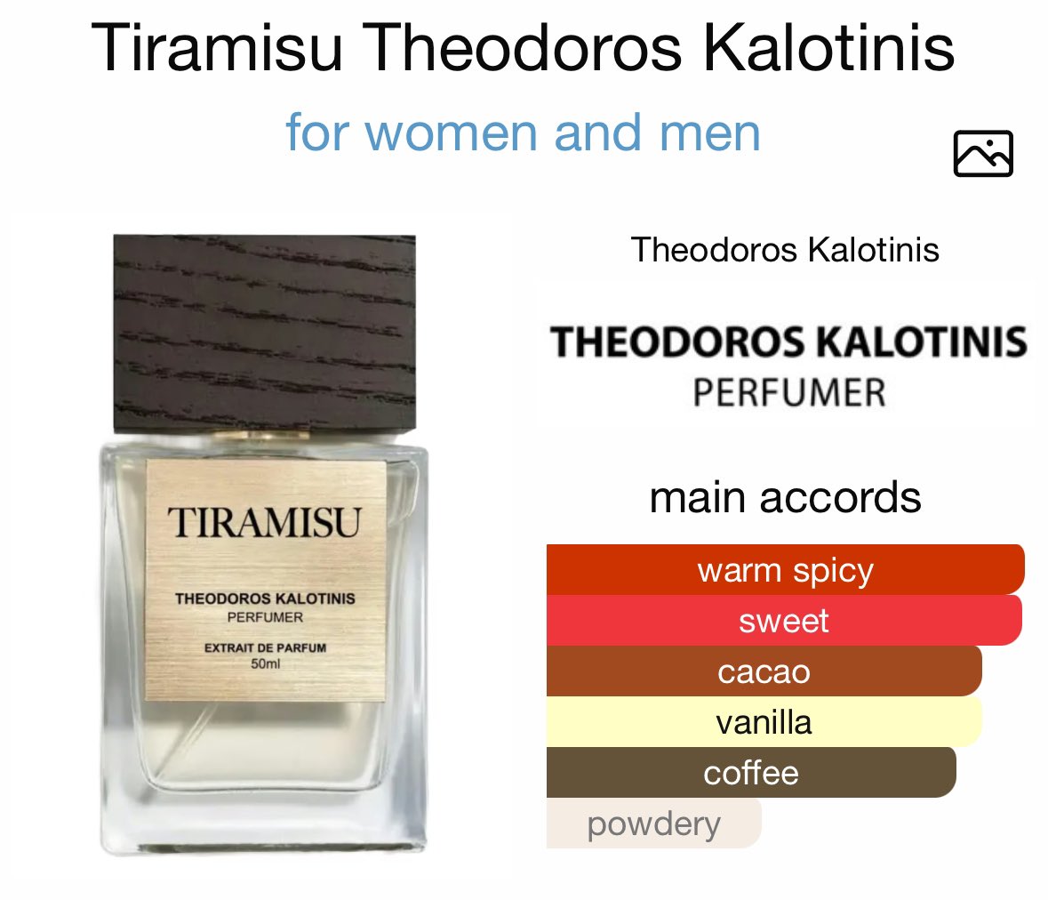 FragranceAESTCS's tweet photo. Theodoros Kalotinis has a new perfume called « Tiramisu » and it really smells just like the dessert https://t.co/PIo72ddVMJ