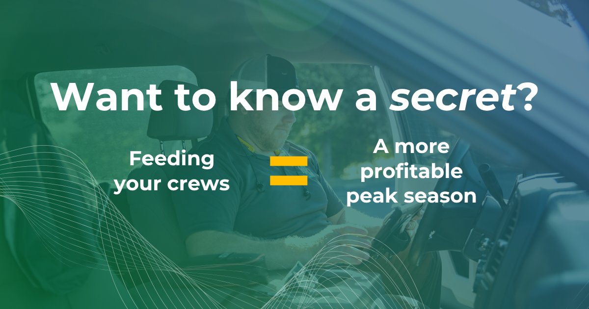 Top landscape companies prioritize crew engagement during peak season, and yes, food plays a role. Fueling your team pays off.
Explore the other strategies you can use to turn busy season into a growth engine: servicetitan.info/3GPcWqZ