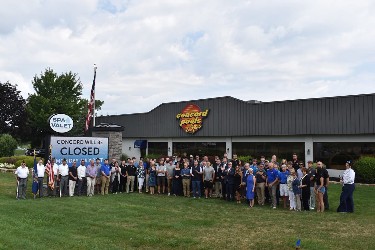 MCCoyCountyExec's tweet image. For over 50 years, Concord Pools and Spas has established itself as the premier pool installer in the area. Today I presented the owner, Jon Foshee, with a proclamation to celebrate their induction into the New York State Historic Business Preservation Registry. I want to thank…
