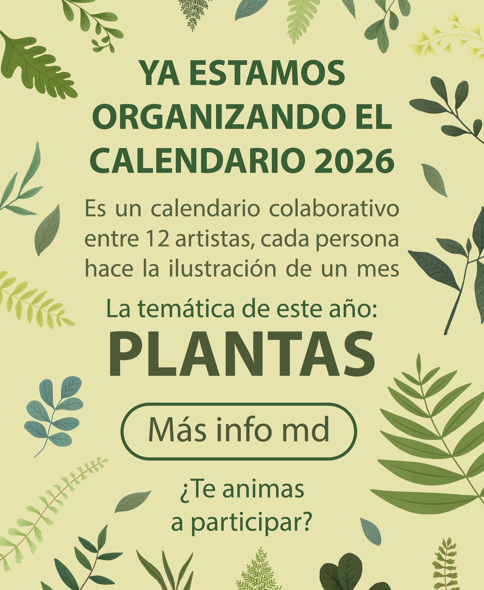 Ya estamos organizando el calendario colaborativo para este año! Te gustaría participar? Más info md