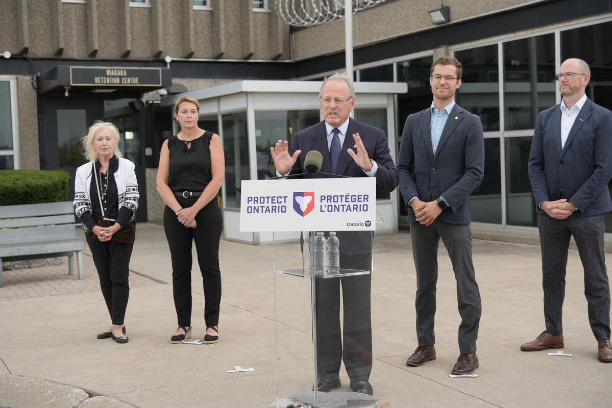 TeamKerzner's tweet image. ICYMI: On Thursday I announced a $180M+ investment to increase correctional capacity the Niagara Detention Centre, the Cecil Facer Youth Centre in Sudbury and the Vanier Centre for Women in Milton.
 
This announcement marked yet another step taken by our government to bring over…