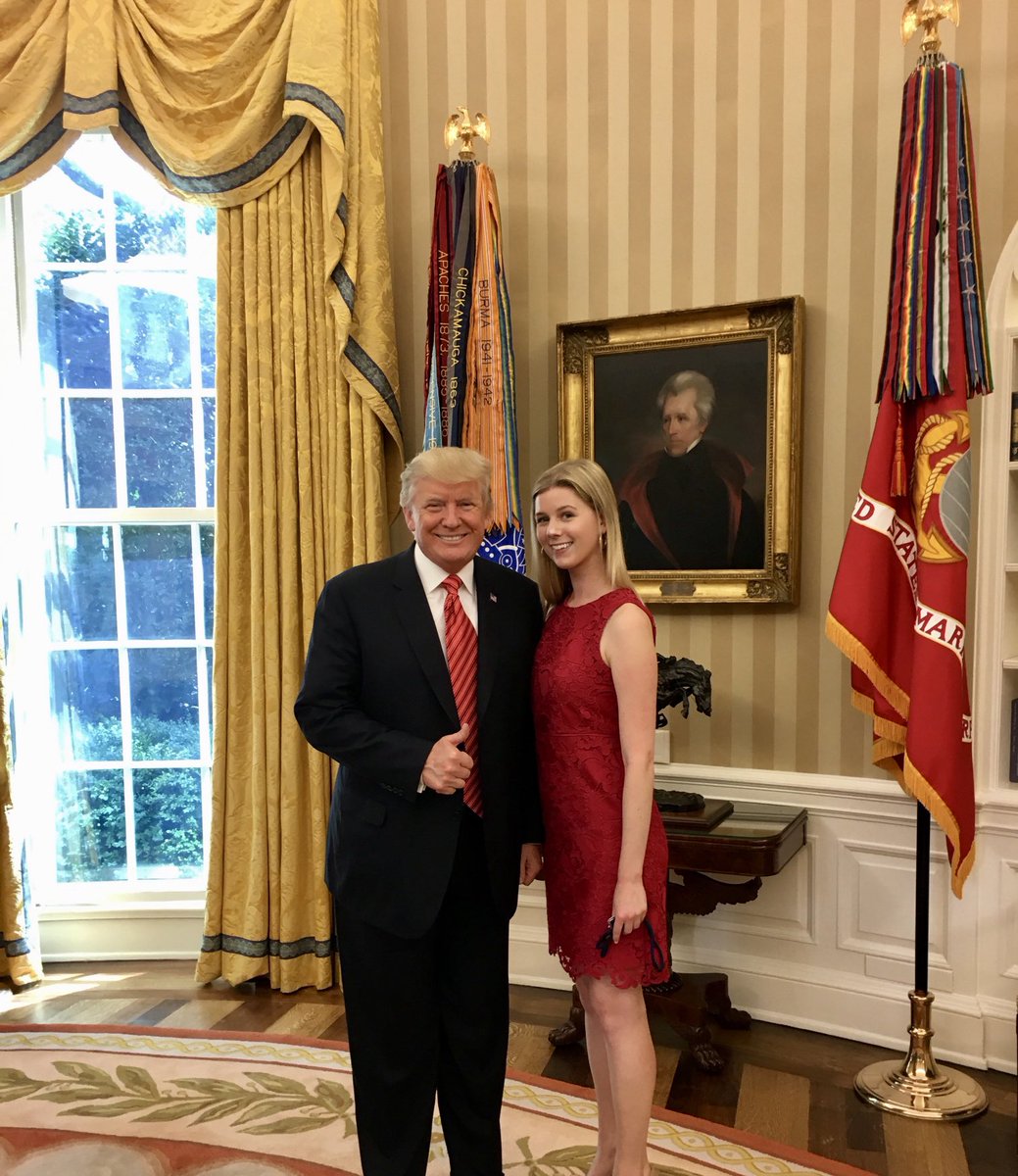 HowieCarrShow's tweet image. Eight years ago today! Charlotte and I had the chance to spend one-on-one time with @realDonaldTrump in the Oval Office.