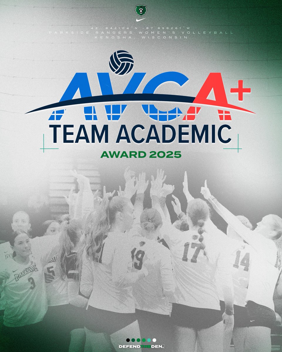 Parkside Volleyball (@parksidevb) on Twitter photo Make that 6 years in a row…
<a href="/ParksideVB/">Parkside Volleyball</a> earns the 2025 <a href="/AVCAVolleyball/">AVCA</a> Team Academic Award! 🏐📚
#DefendTheDen #RangerIMPACT Make that 6 years in a row…
<a href="/ParksideVB/">Parkside Volleyball</a> earns the 2025 <a href="/AVCAVolleyball/">AVCA</a> Team Academic Award! 🏐📚
#DefendTheDen #RangerIMPACT