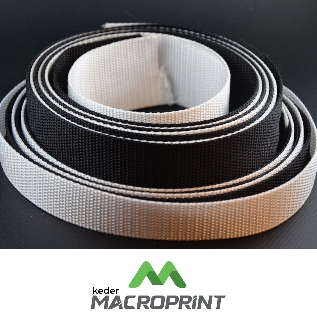 Need strength &amp; flexibility for your next large format install? 💪
Keder MacroPrint’s Webbing Strap is UV-resistant, waterproof, &amp; built to last—no stretch, all power. Available in 1" or 2" widths, 100-yard rolls.

#macroprint #keder #webbing #largeformat #digitalprinting