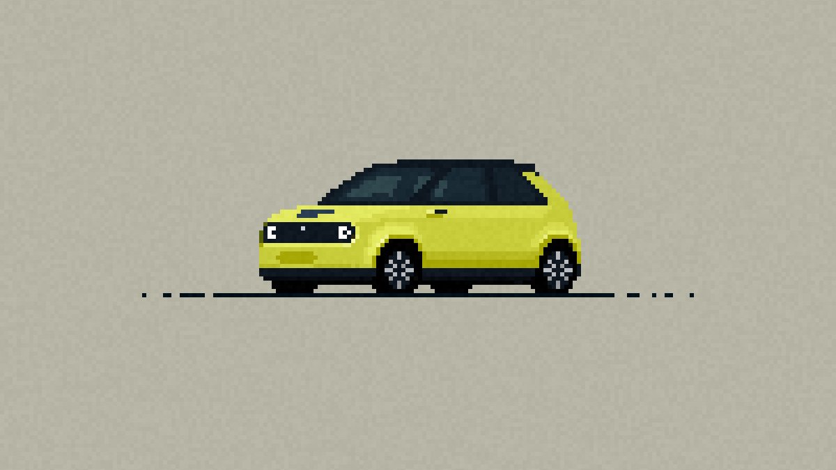 Honda E Type R 2020
Retro-modern city EV powered by the future. City driving never looked this cool.

#pixelart #pixel #pixelcar #art #carillustration #carinstagram #cardrawing #etherfieldgames #etherfieldstudio #HondaE #RetroFuturism #ElectricDream #UrbanEV #TypeR