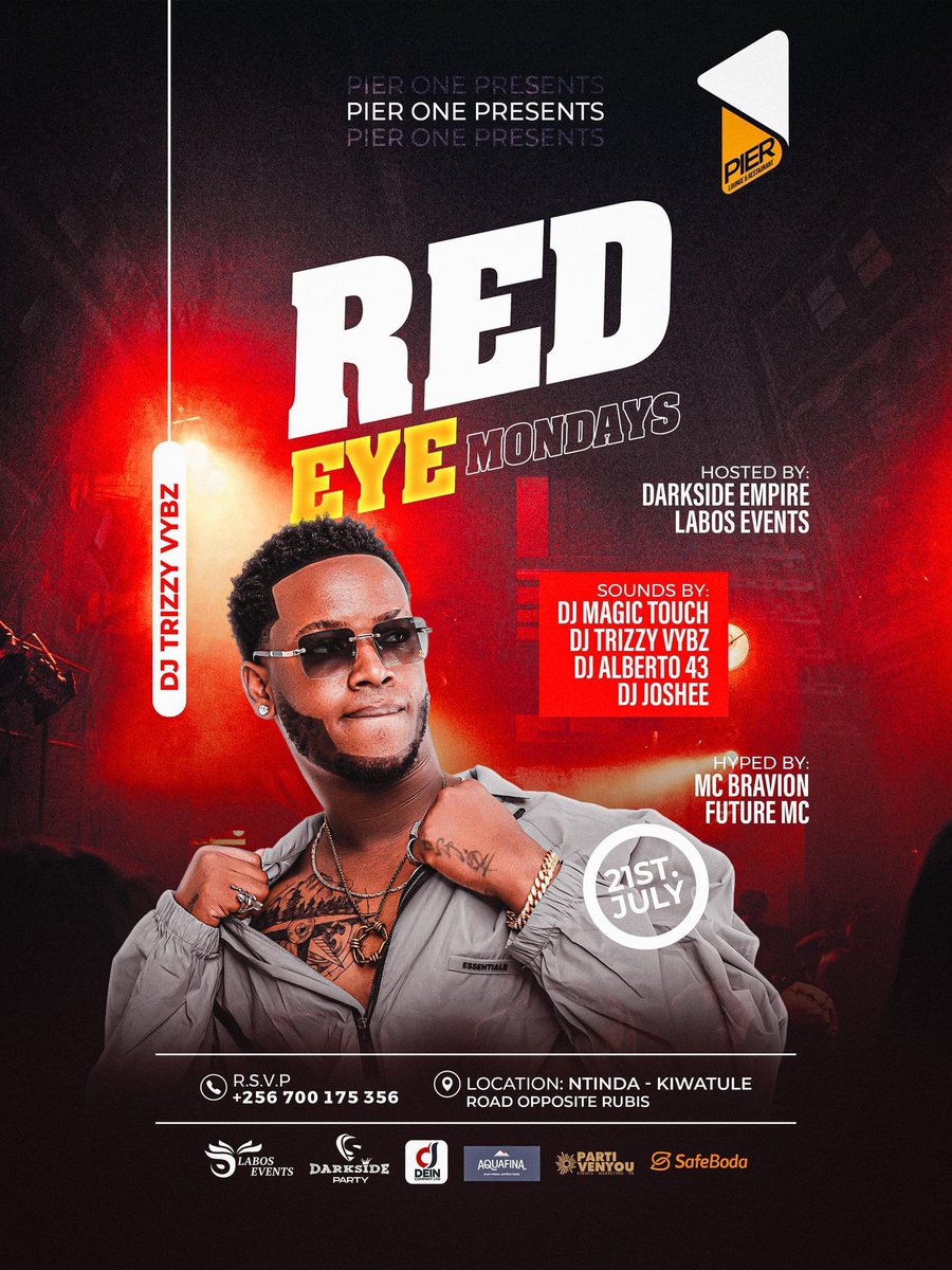 djtrizzyvybz's tweet image. It’s not just a Monday... it’s #RedEyeMondays
Join me at @PierOneLounge as we flip the script with heat on the decks 🚨🎵
Let's set the week off with buzzing vibes
#DjTrizzyVybz||#RedEyeMonday