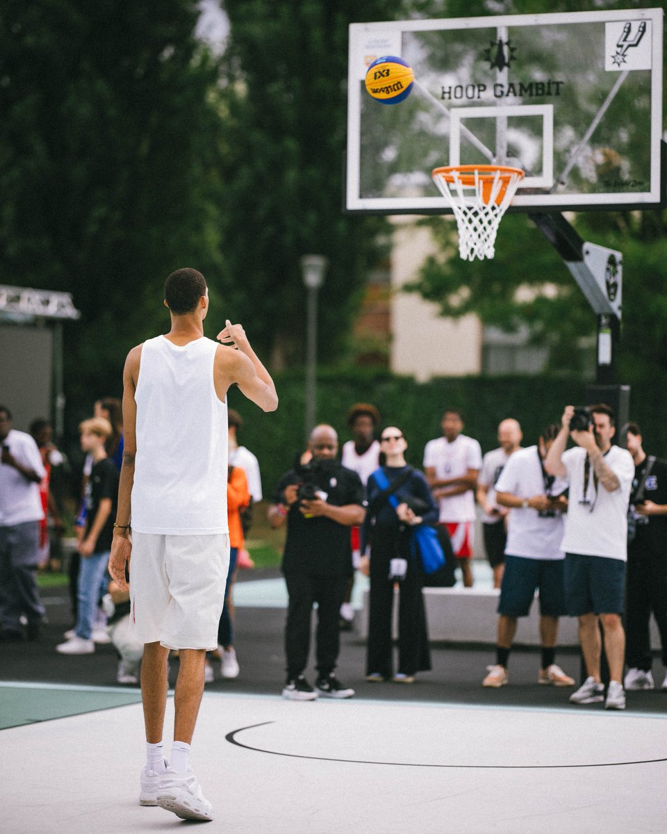 🤩 @Wemby x #3x3Basketball?! 🤔🏀