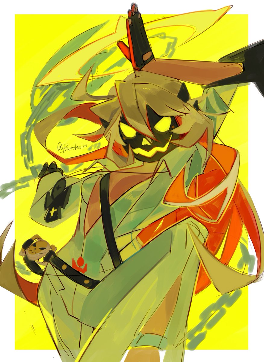 Bright bright yellow