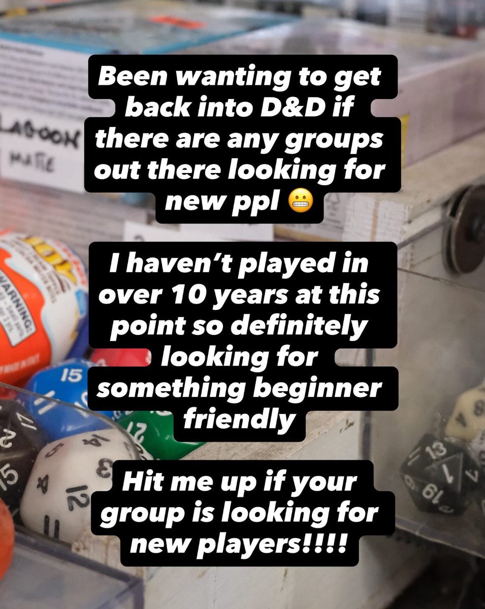 blakeaustinink's tweet image. Sharing this here too because I’m looking for a D&D group! DM me!