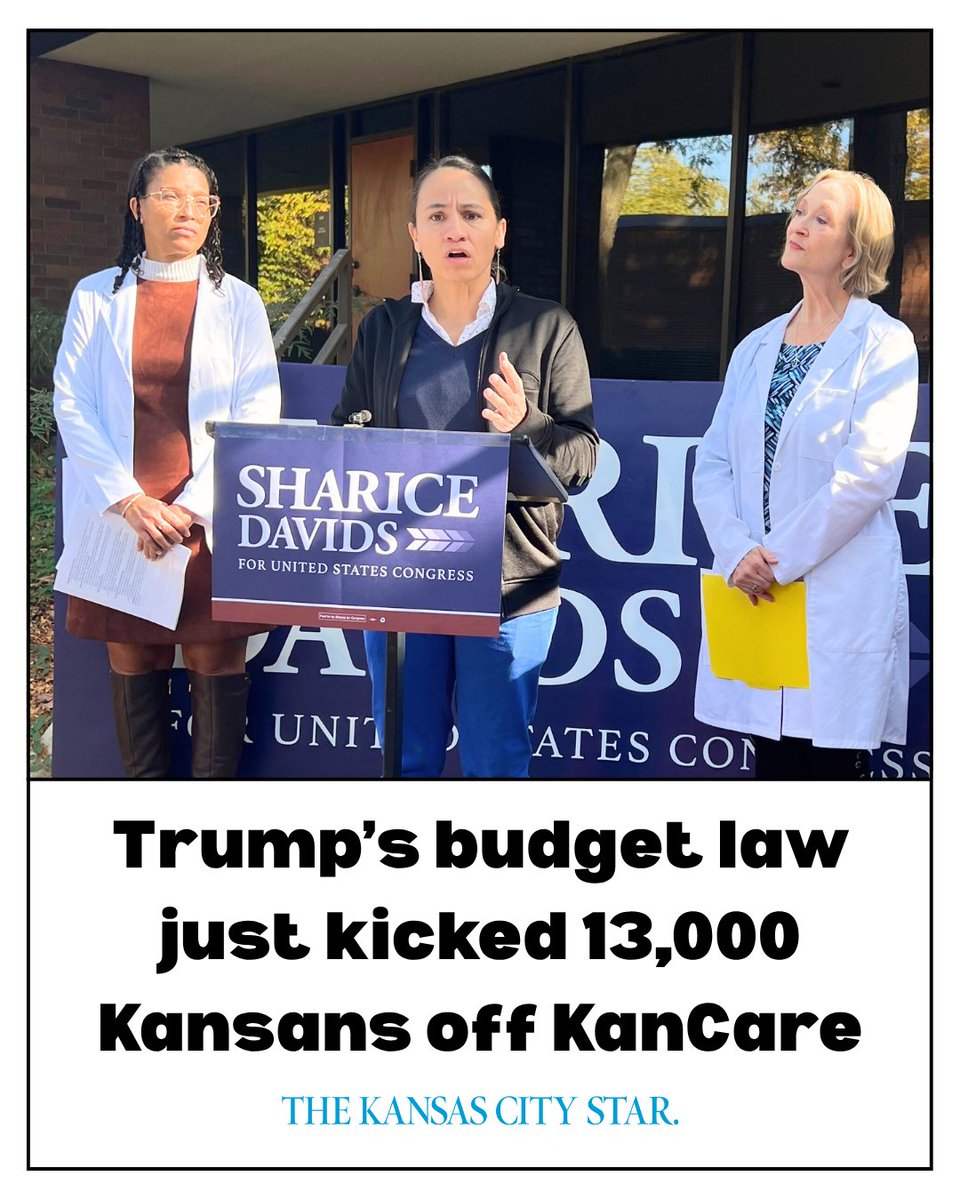 Thousands of Kansans are losing health care so billionaires can get tax breaks. That’s wrong — and I’m doing everything I can to stop it.