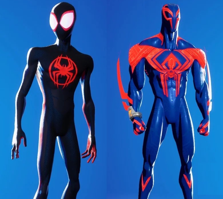 Fun fact, I used Miguel's model from Fortnite, and replaced his head with Miles to put together the vibranium suit

Also the eyes were added later as 2d assets