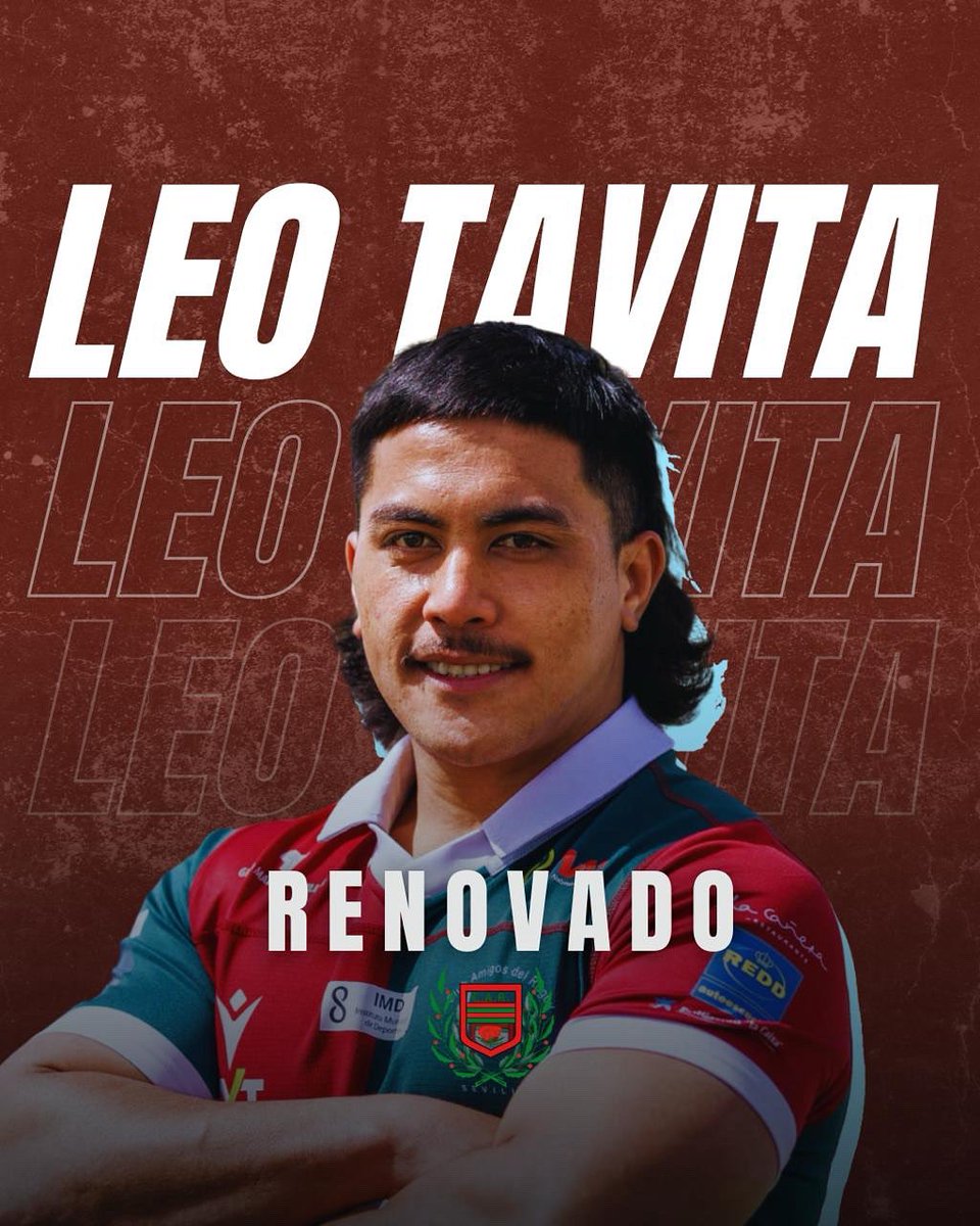 🏉 ¡Renovado Leo Tavita, el "Maui de San Pablo"! 💚❤️

Uno de los nuestros sigue un año más defendiendo al CAR con su potencia, carisma y sonrisón.

¡A este no lo placan ni con GPS! 😂

#VamosCAR #MauiDeSanPablo #RugbySevilla