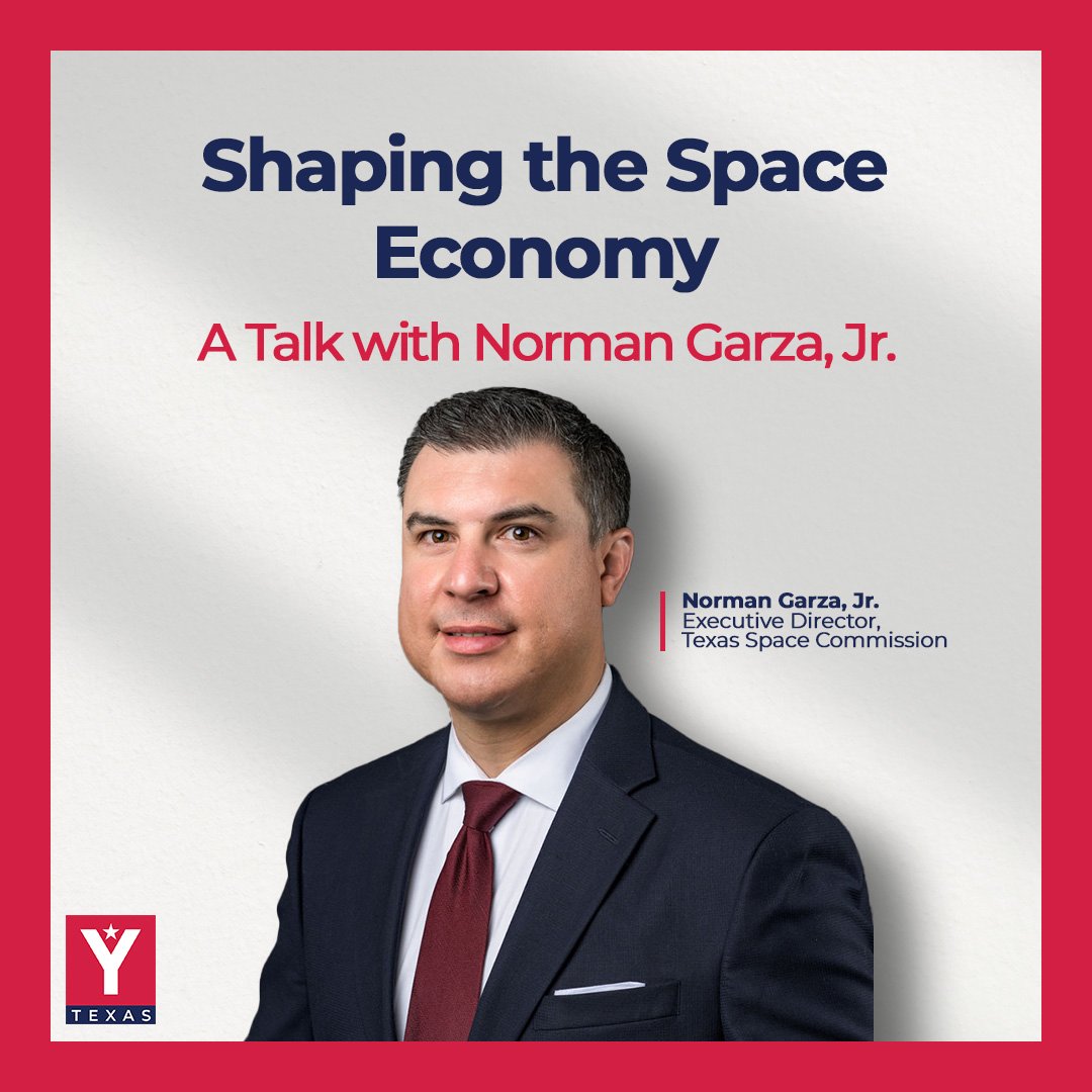 TSC Executive Director, Norman Garza Jr., will be speaking at the <a href="/YTexascom/">YTexas</a>  Summit 2025, a gathering of Texas’ most visionary leaders, innovators, and change-makers, on Texas’s role in the future of #space, Sept 24 at Daikin Park | Houston. Learn more: ytexas.com/2025summit/