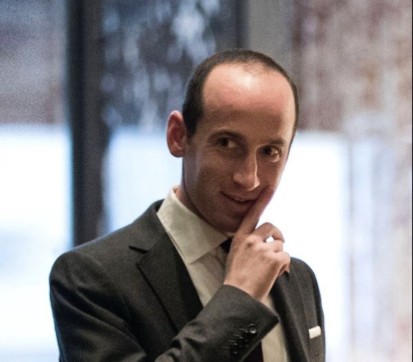 flyguybry's tweet image. Some people say white nationalist and white house advisor stephen miller looks like pee wee herman.
But I think this is incredibly insulting to Mr. Herman.