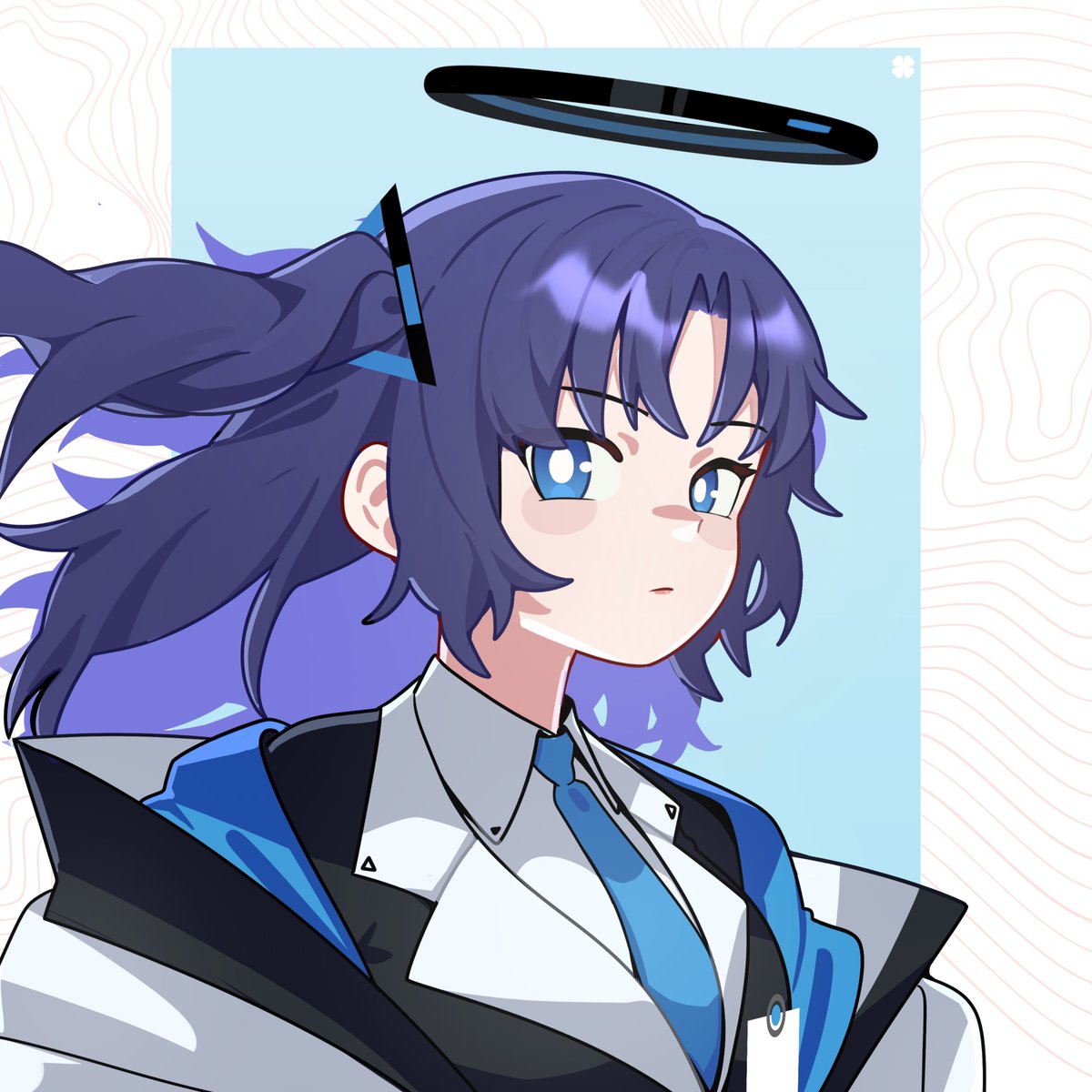 ShiiMidori's tweet image. My💜
 #BlueArchive 
 #ブルアカ