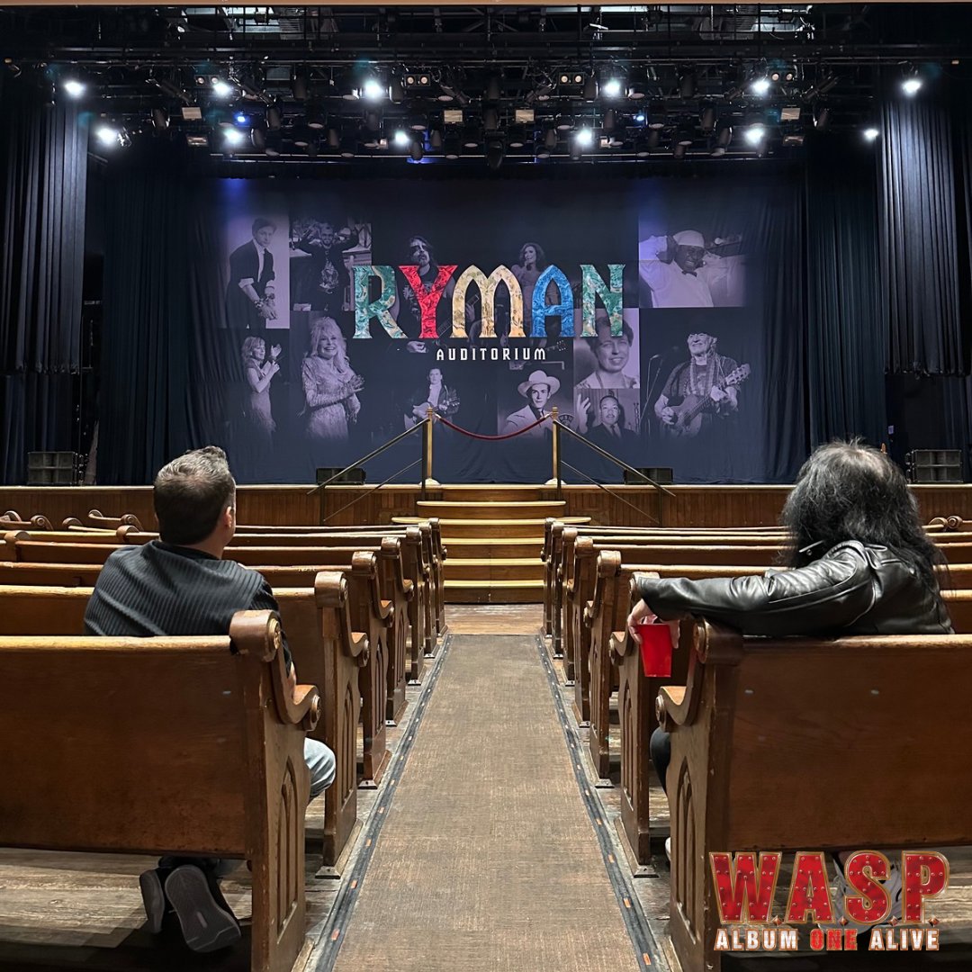 WASPOfficial's tweet image. Blackie Lawless after the Nashville show in 2024 reflecting on the iconic Ryman Auditorium after everyone left.
#waspnation #wasp #blackielawless #hardrock #heavymetal #80smetal #bravewords #blabbermouth #monstersofrock #classicrock #loudwire #metalhammer