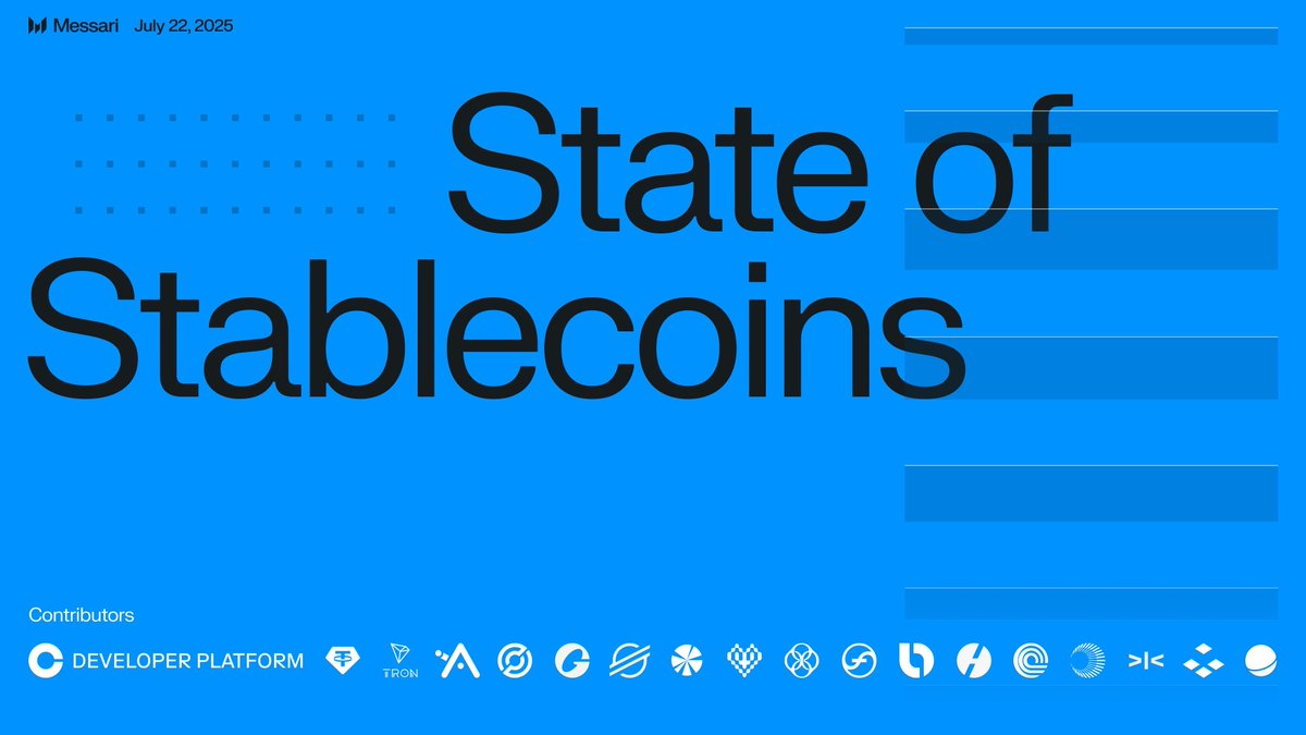 addressableid's tweet image. Tomorrow, the entire crypto space gets a data upgrade.
The team at @MessariCrypto is dropping their massive 'State of Stablecoins' report, and we were honored to contribute our platform's data alongside an incredible group of builders:
@circle, @Anchorage, @trondao, @Tether_to,…