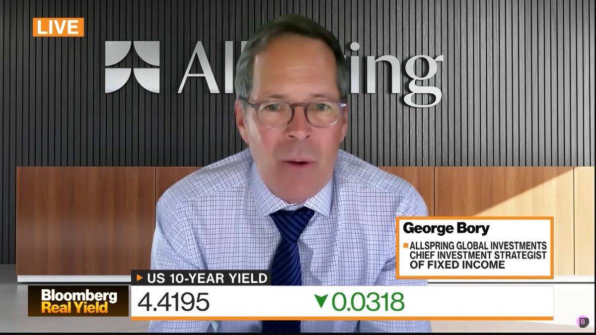 “Current data doesn’t suggest that there’s a high urgency to move.” George Bory discusses potential rate cuts with <a href="/sonalibasak/">Sonali Basak</a> on <a href="/BloombergTV/">Bloomberg TV</a>: allsprg.co/3UlXVQv

This material is for educational purposes only and is not intended to provide investment advice or a