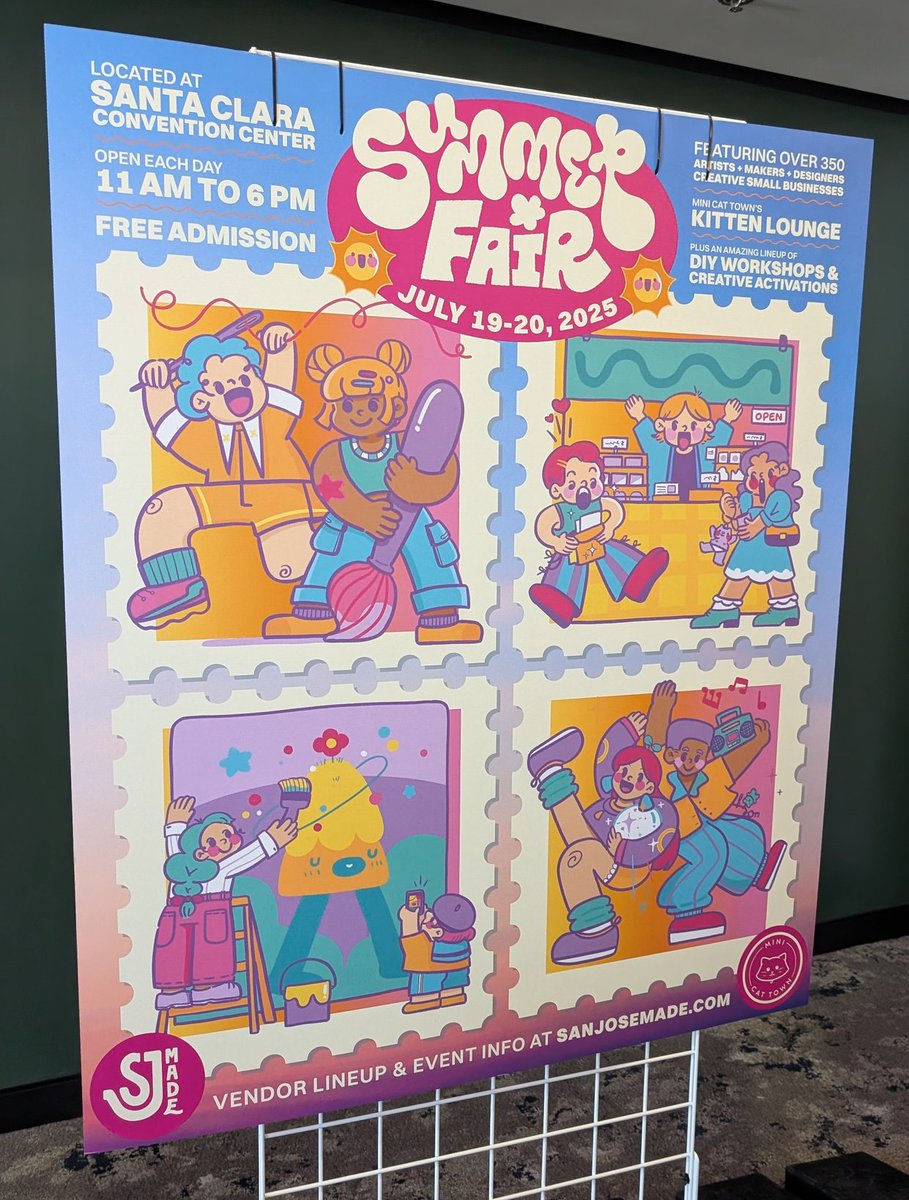 Pookadoodles1's tweet image. Day 6 in Santa Clara at the sjmade summer fair 🛍️ I found sooo many goodies & I'll share the full haul when I have a chance!