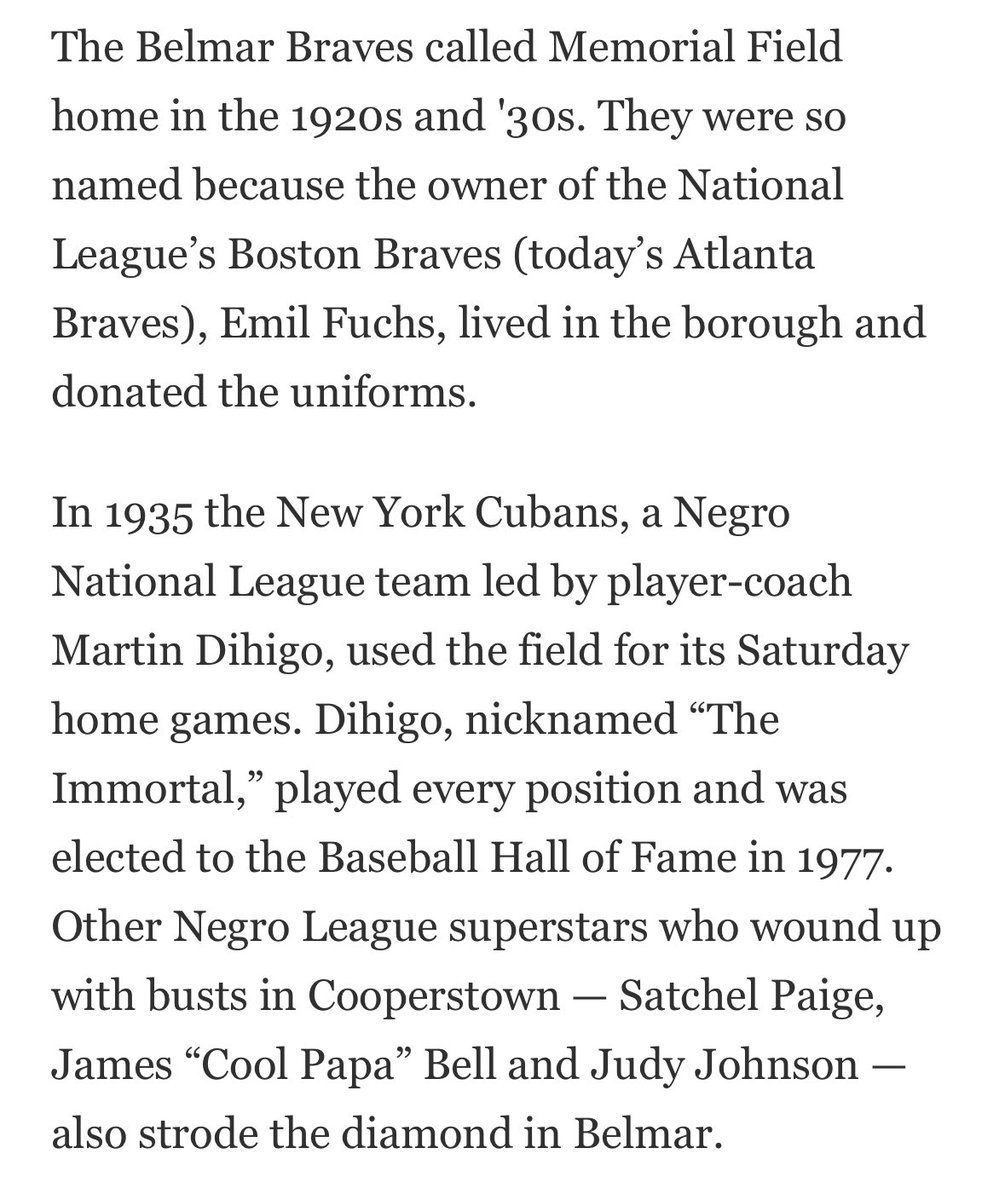 OfficialMLBRFC's tweet image. Learned some real cool history in my hometown today. This field in town was the part-time home field of the 1935 New York Cubans & also held barnstorming games. Many HOFers played here & according to the plaque, Josh Gibson hit a 600 ft HR here. Ocean wind blowing out I guess!