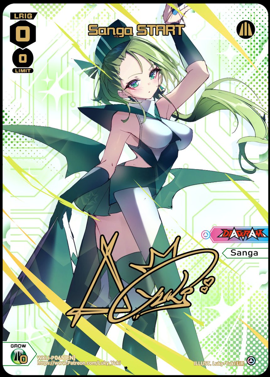 LukyYuki's tweet image. Join this month to get this Sanga card!
patreon.com/Luky_Yuki
For more Lrig Proxies!:
lukycustoms.com/wixoss-custom-…
#Wixoss
