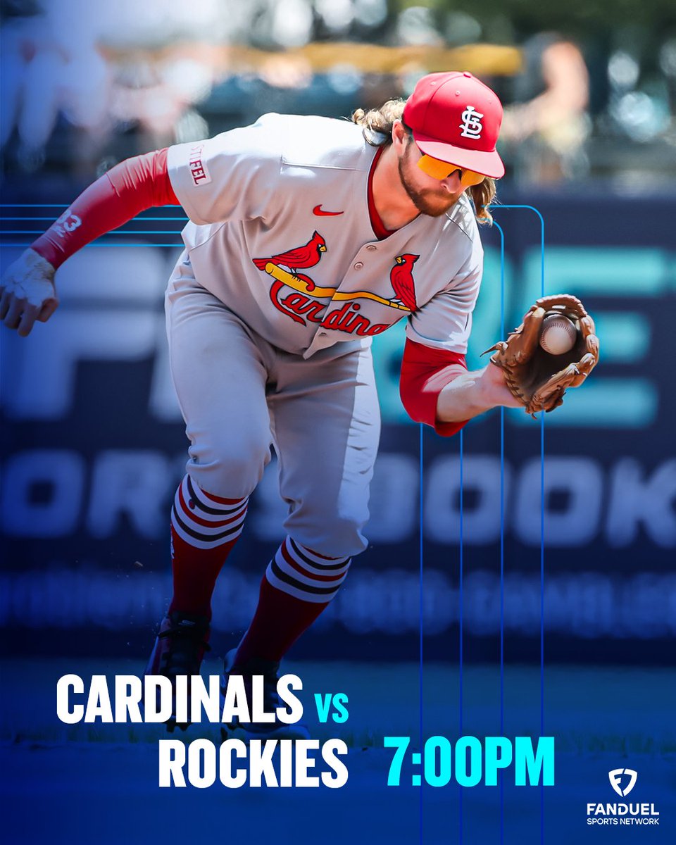 FanDuelSN_MW's tweet image. New day, new series 👊
Watch the Cardinals and the Rockies tonight on FanDuel Sports Network.
#ForTheLou