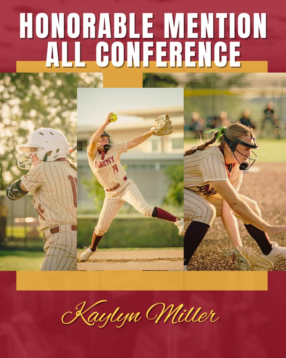 Congrats to Kaylyn Miller on earning Honorable Mention CIML All-Conference recognition!