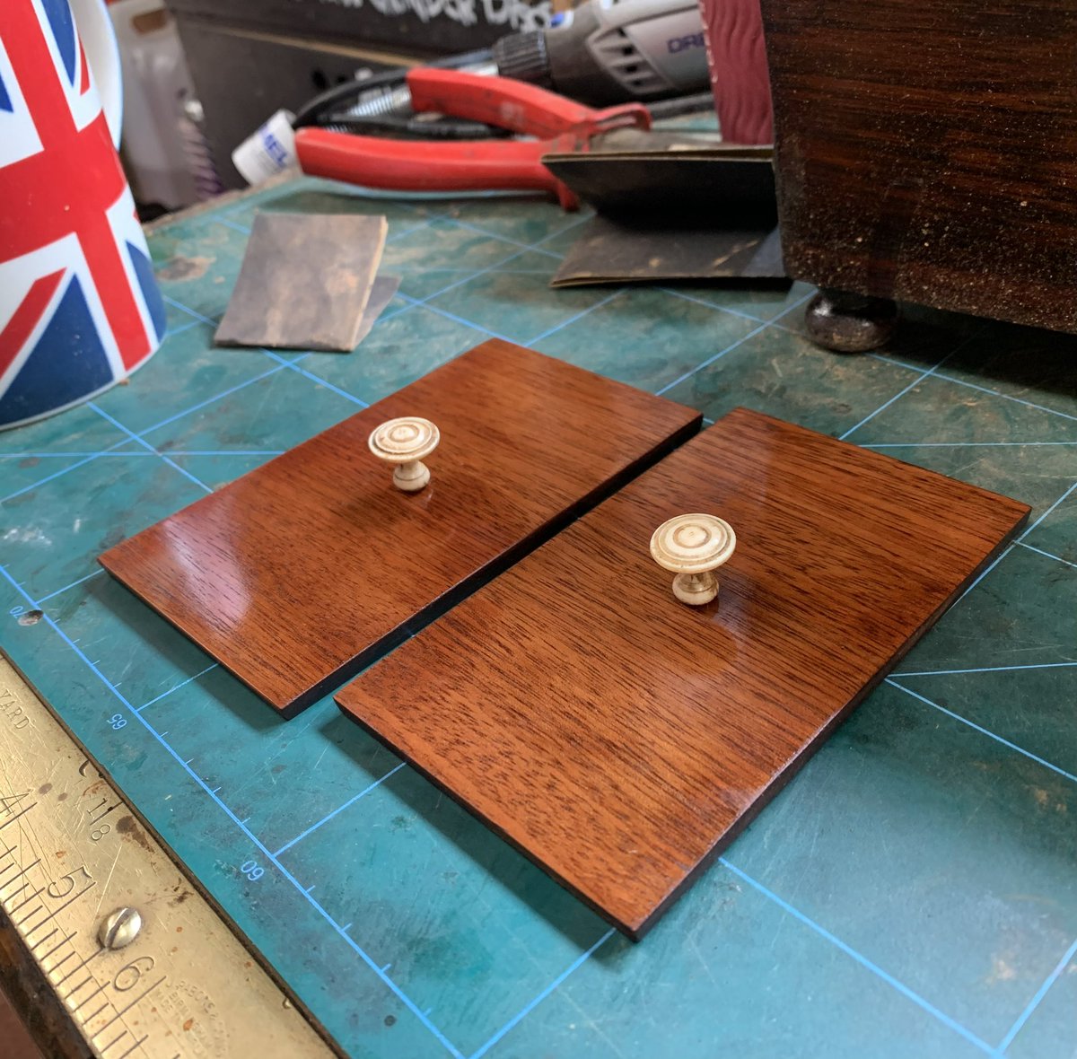 2016industrial's tweet image. A badly damaged Victorian Tea Caddy needed a rebuild. #restoration #workshop #antique #teacaddy #repair