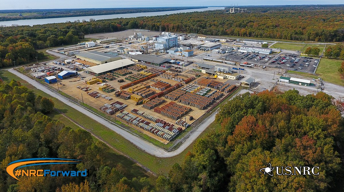 NRCgov's tweet image. As part of our #NRCForward efforts to modernize oversight, we’re piloting a more targeted approach to inspections at the Honeywell uranium conversion facility in Illinois. Read more at: nrc.gov/cdn/doc-collec…