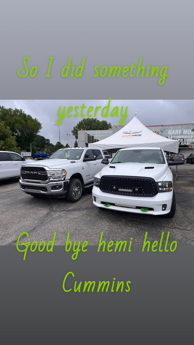 Tonkaty_91's tweet photo. Upgraded from the hemi to the Cummins!! Can’t wait to build it up https://t.co/pTDJSIJiNz