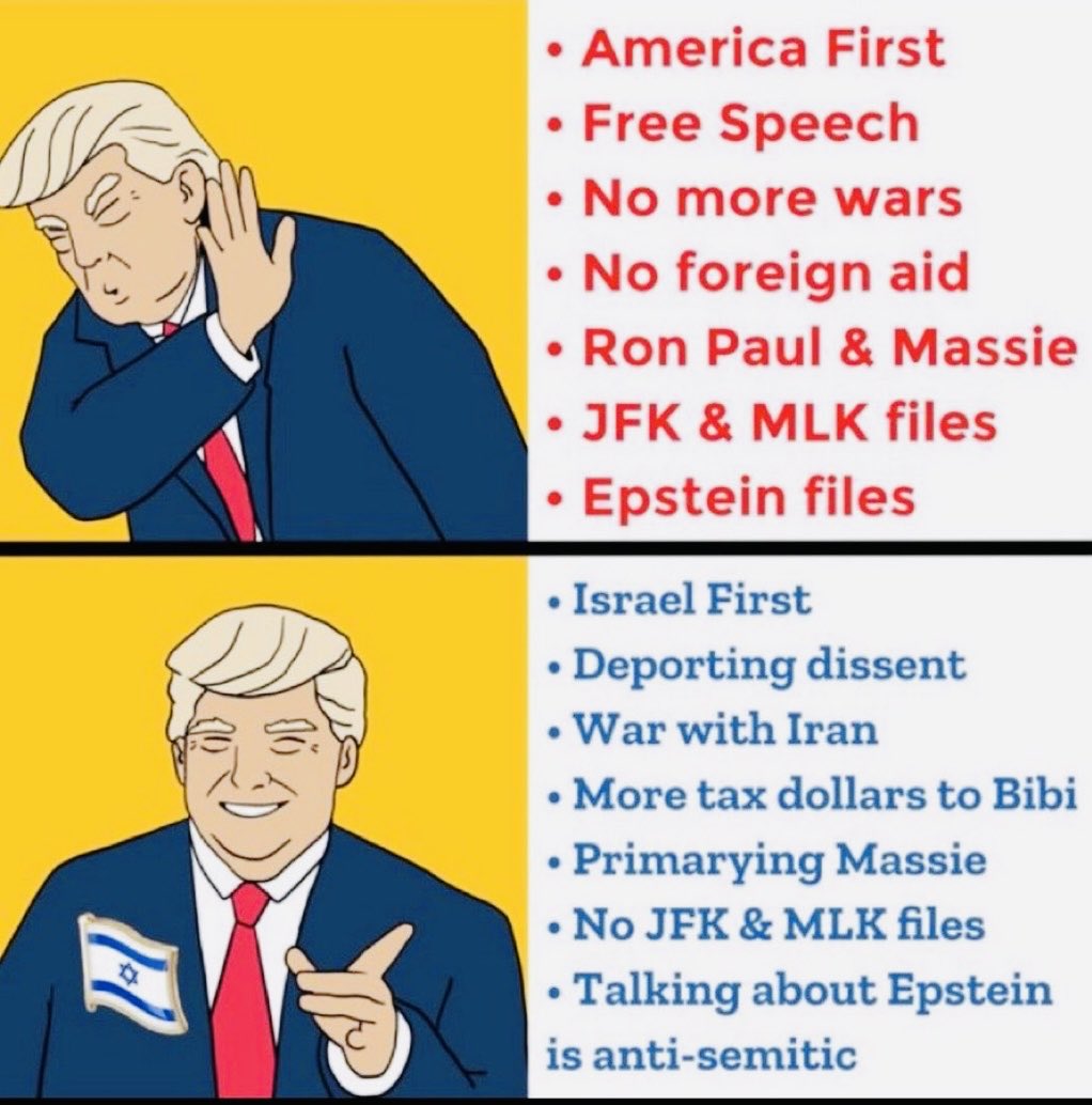 truthtroll_X's tweet image. What we voted for vs what we got.
Add Palantir surveillance country in there as well.
