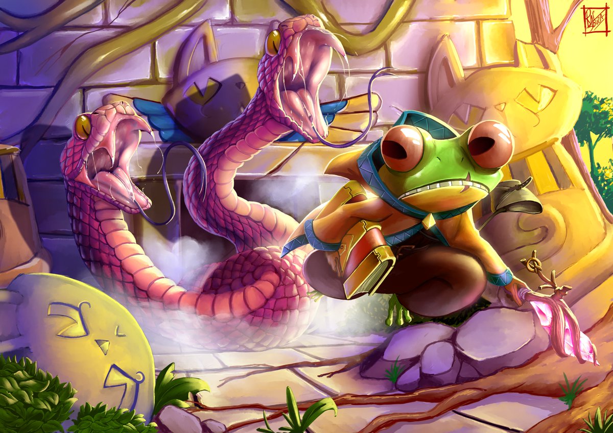 raisouzaart's tweet image. Minhas pinturas do Sapo Mago.