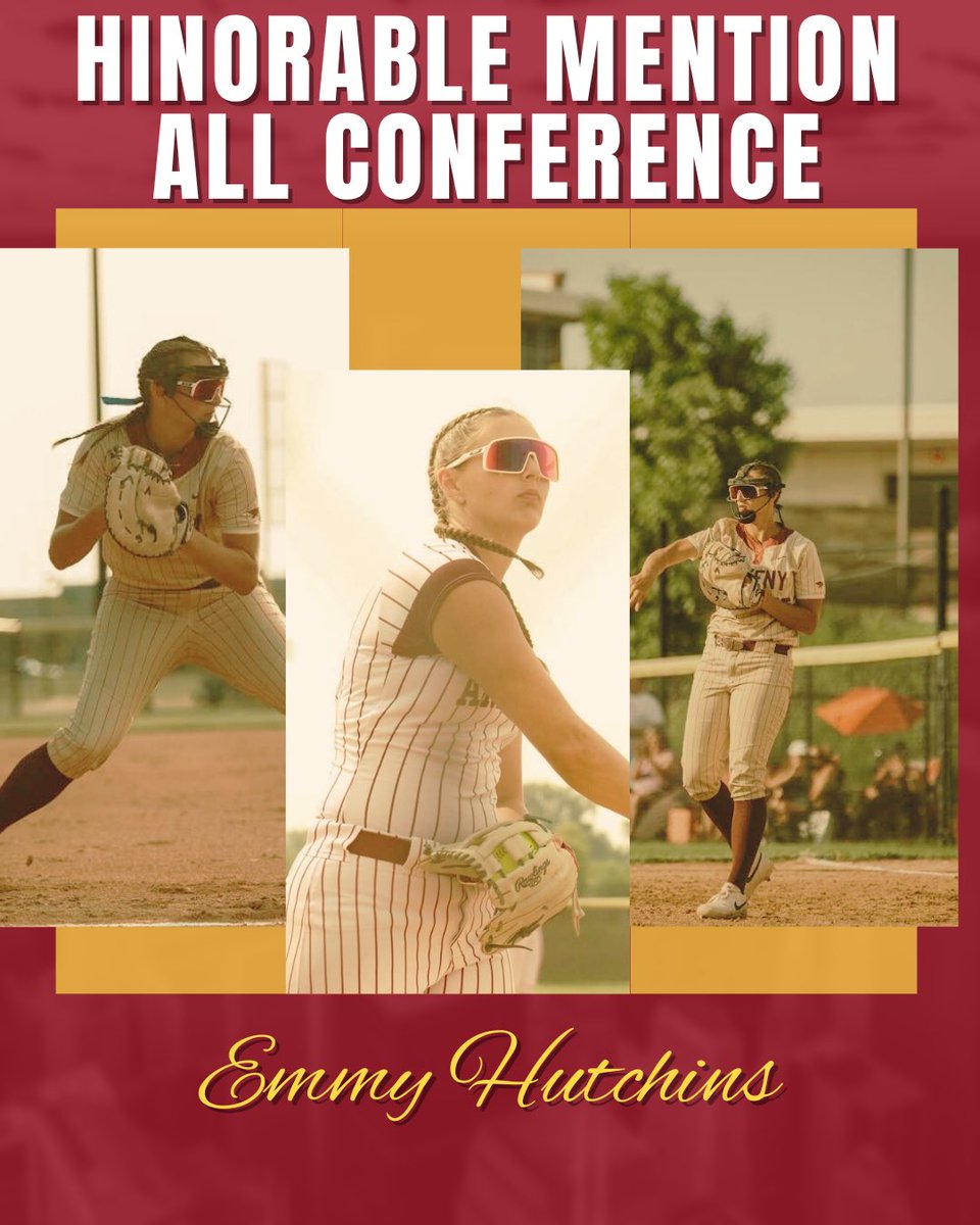 Congrats to Emmy Hutchins on earning Honorable Mention CIML All-Conference recognition!