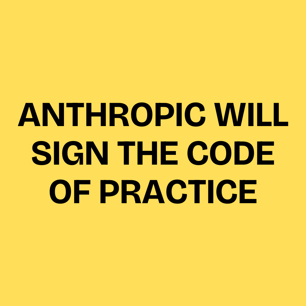 LuizaJarovsky's tweet image. 🚨 BREAKING: Anthropic PRAISES the EU AI Act&apos;s code of practice for general-purpose AI models and announces its intention to sign it (in opposition to Meta, which said it will NOT sign):

&quot;The Code, working alongside Europe&apos;s AI Continent Action Plan, demonstrates how flexible…