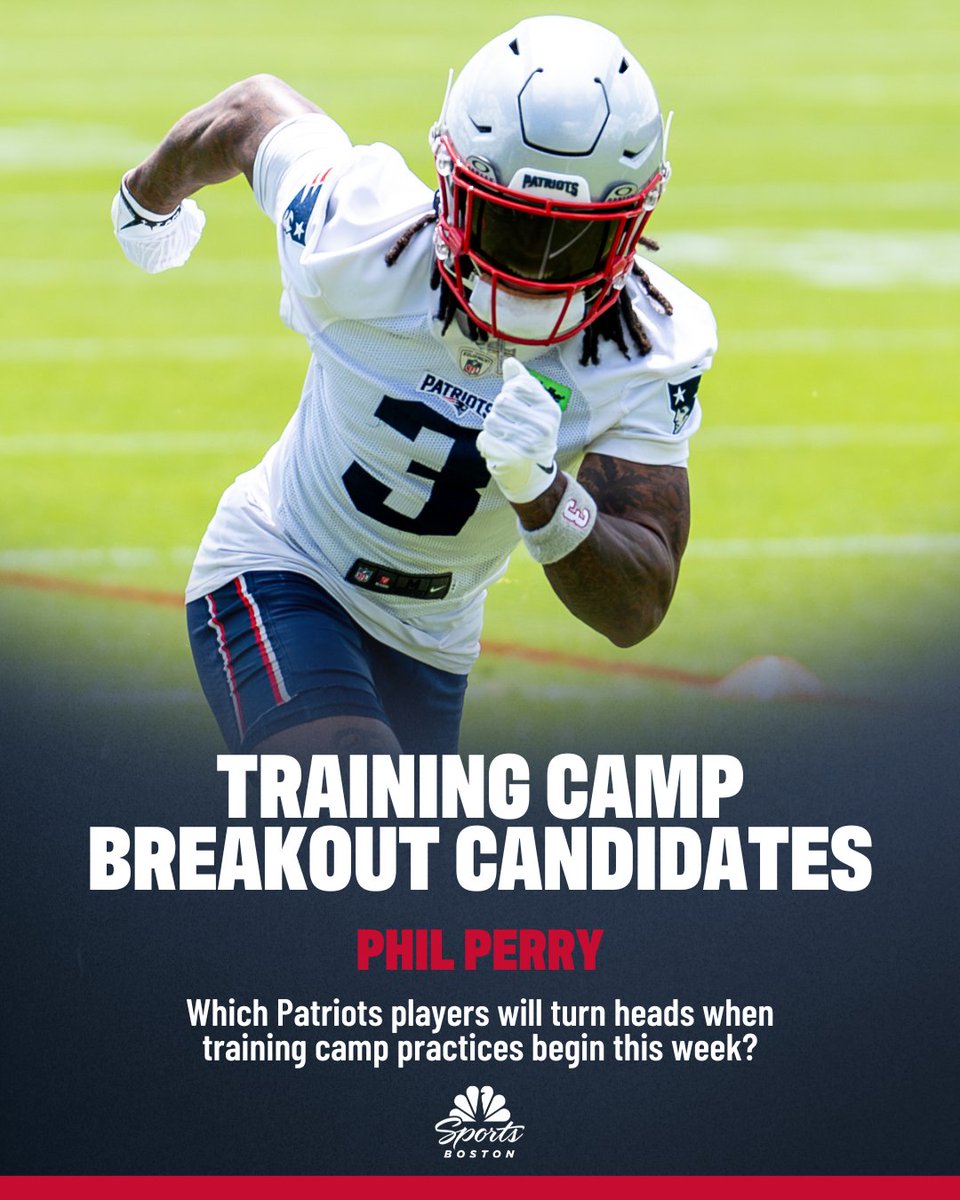 NBCSBoston's tweet image. Can DeMario Douglas make a Year 3 leap under Josh McDaniels?
@PhilAPerry highlights five Patriots players who could "pop" at training camp ๐ trib.al/KEM955H