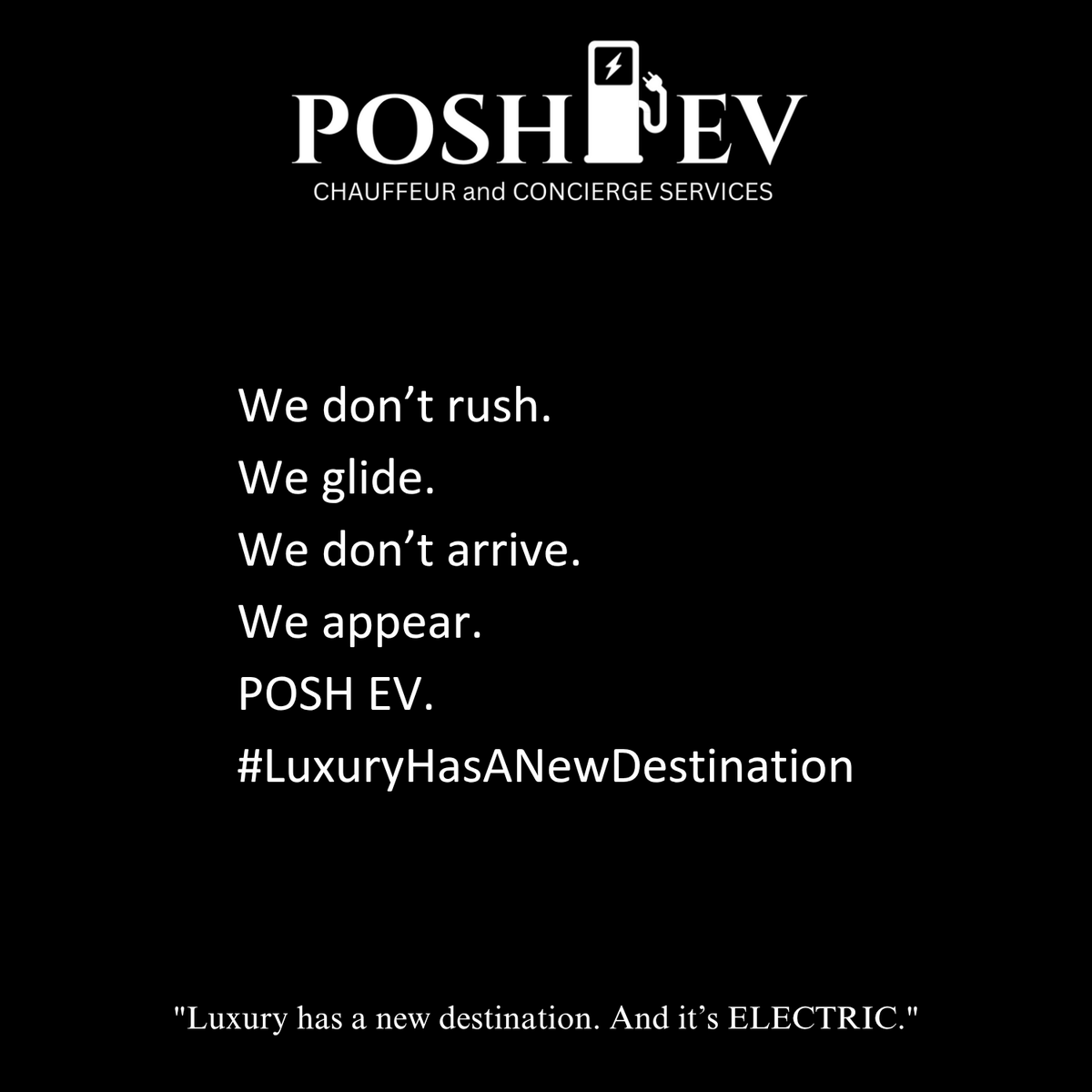 POSHEVLLC's tweet photo. #POSHEV #LuxuryHasANewDestination #ATLLuxury #ATLChauffeur #ElectricLuxury #ConciergeLife #FoundersCircle #ATLLaunch #BlackOwnedLuxury #VIPPossibilities https://t.co/SThWHuIP0H