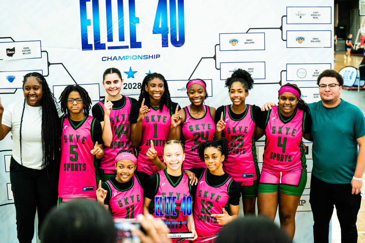Elite40League's tweet image. RESILIENCE. 

2028 E40 CHAMPIONS. 🏀🏆