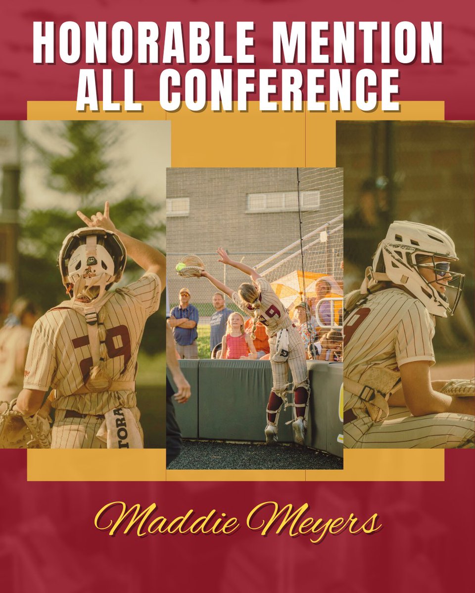 Congrats to Maddie Meyers on earning Honorable Mention CIML All-Conference recognition!