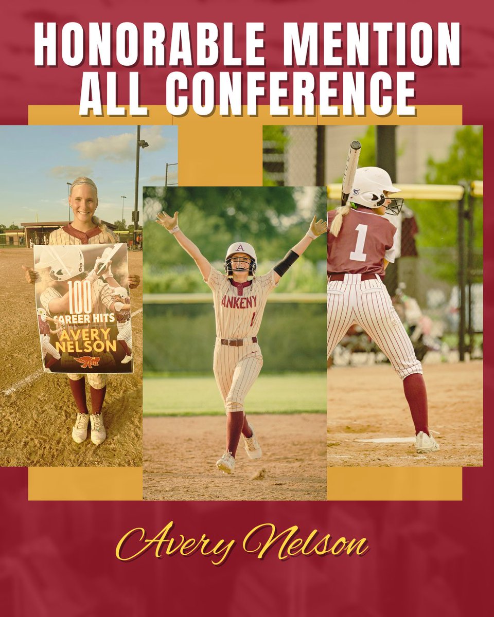 Congrats to Avery Nelson on earning Honorable Mention CIML All-Conference recognition!