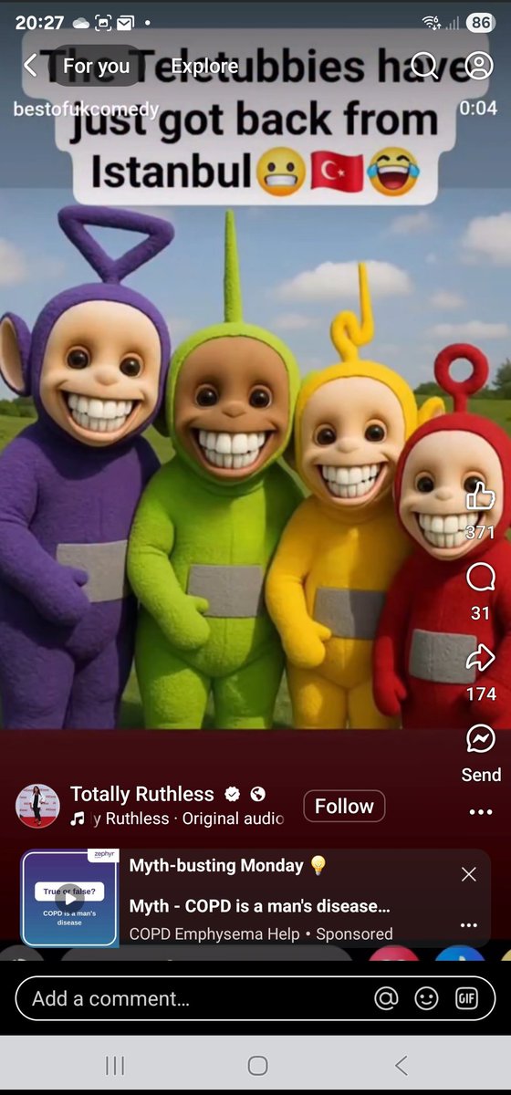 GailyHughes's tweet image. Larf of the day
Teletubbies have just got back from Istanbul 😁