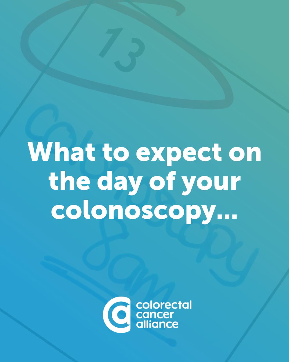 CCAlliance's tweet image. You’ve done the prep—now what? 🩺

Knowing what to expect can make the day of your colonoscopy feel a little less overwhelming—and help you take this important step for your health.

Learn what happens before, during, and after your colonoscopy: bit.ly/colonoscopy-wh…