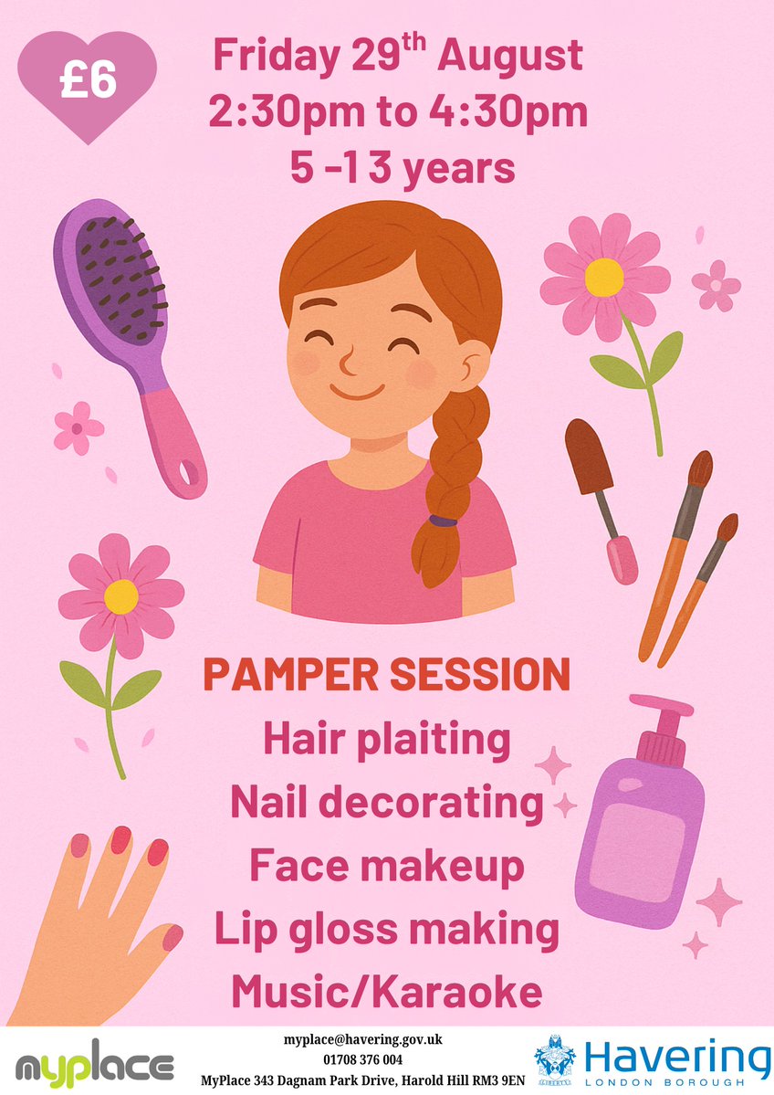 Summer Fun @ MyPlace

Check out our exciting Summer Holiday activities running throughout the 6-week holidays!

From creative crafts to expressive dances, there’s something for everyone!

Pre-payment and pre-booking required
Details on flyers 👇
#summerfun